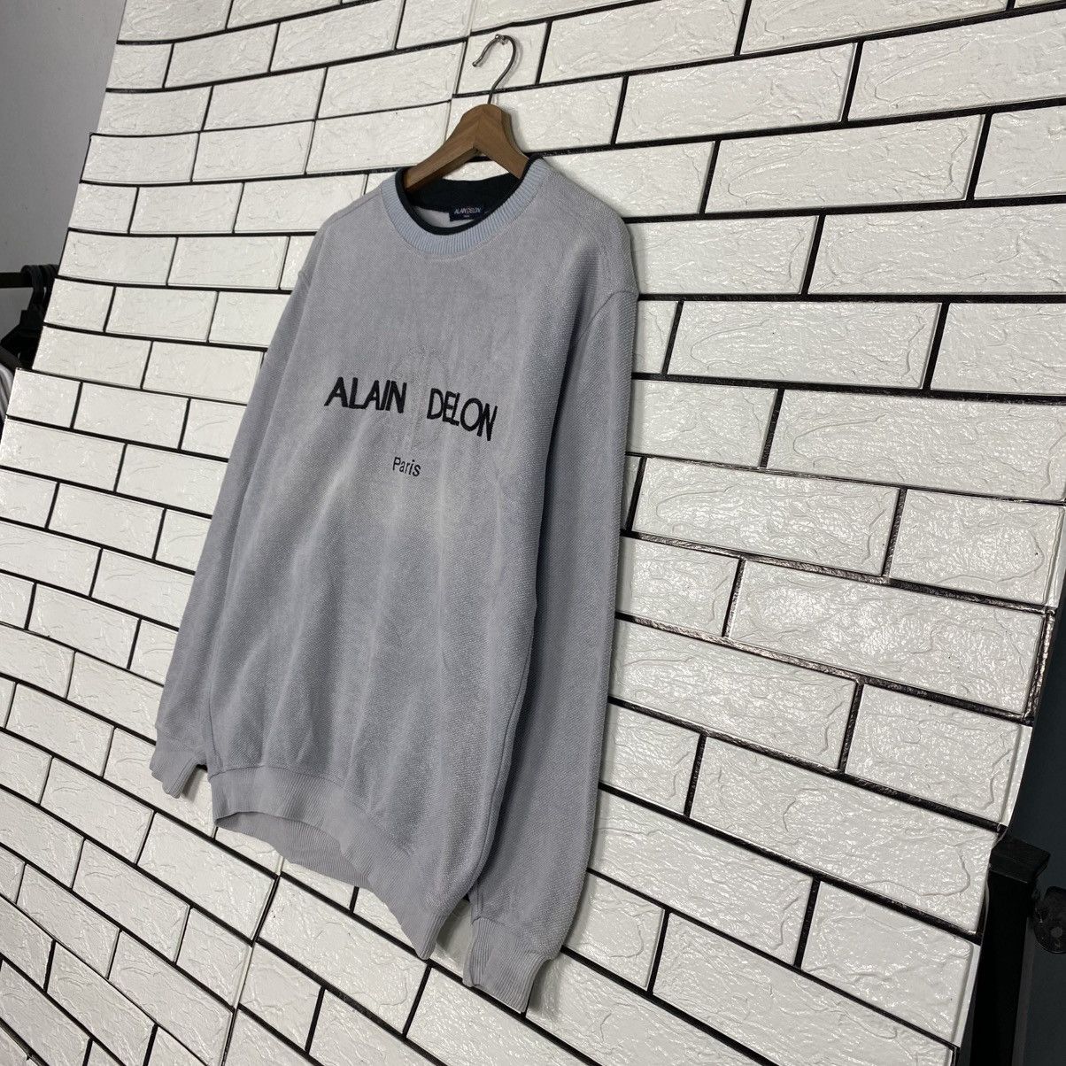 Japanese Brand 📌Vintage Sweatshirt Alain Delon Big Logo Size US M / EU 48-50 / 2 - 3 Thumbnail