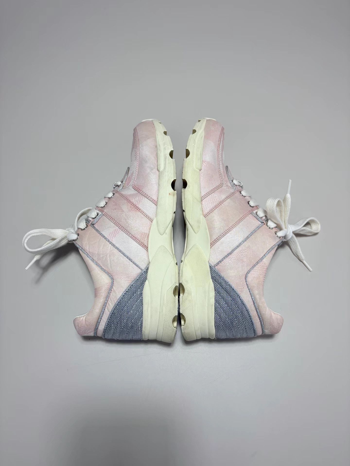 Chanel CHANEL Pink Sneakers Size US 7 / IT 37 - 5 Thumbnail