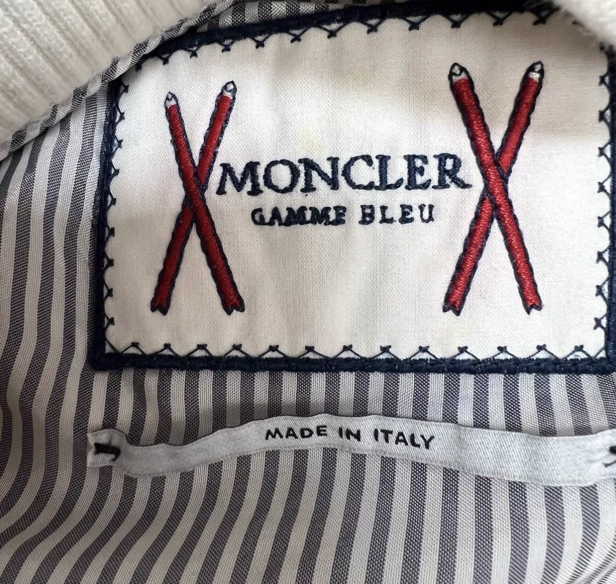 Moncler Moncler x Thom Browne Gamme Bleu Sleeve Logo Down Jacket K12 Size XS / US 0-2 / IT 36-38 - 6 Thumbnail