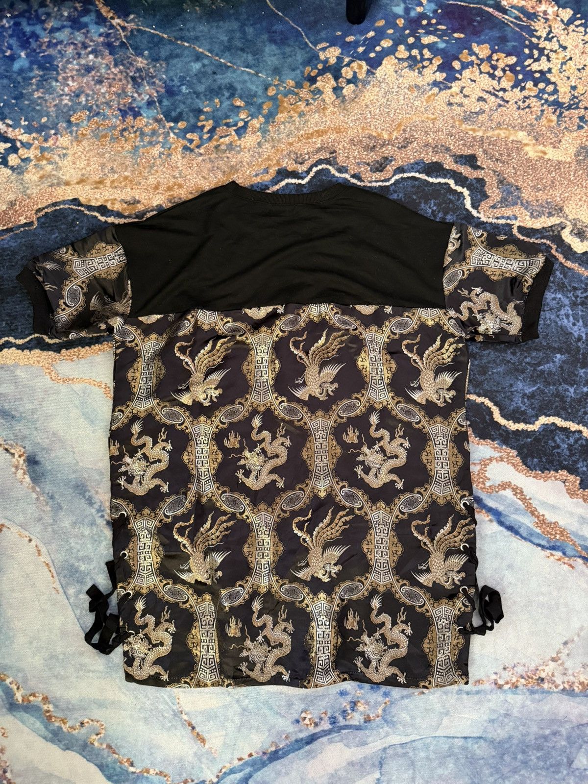 Japanese Brand DRUG HONEY OVERPRINTED DRAGON MOTIF T SHIRT Size US XL / EU 56 / 4 - 2 Thumbnail