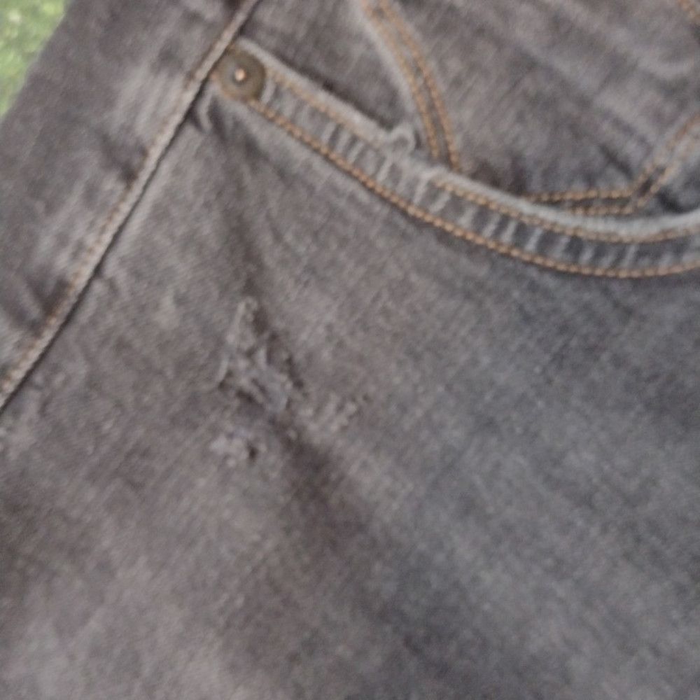 Agolde AGOLDE - los Angelos premium distressed black jeans size 28 Size 28" / US 6 / IT 42 - 4 Thumbnail