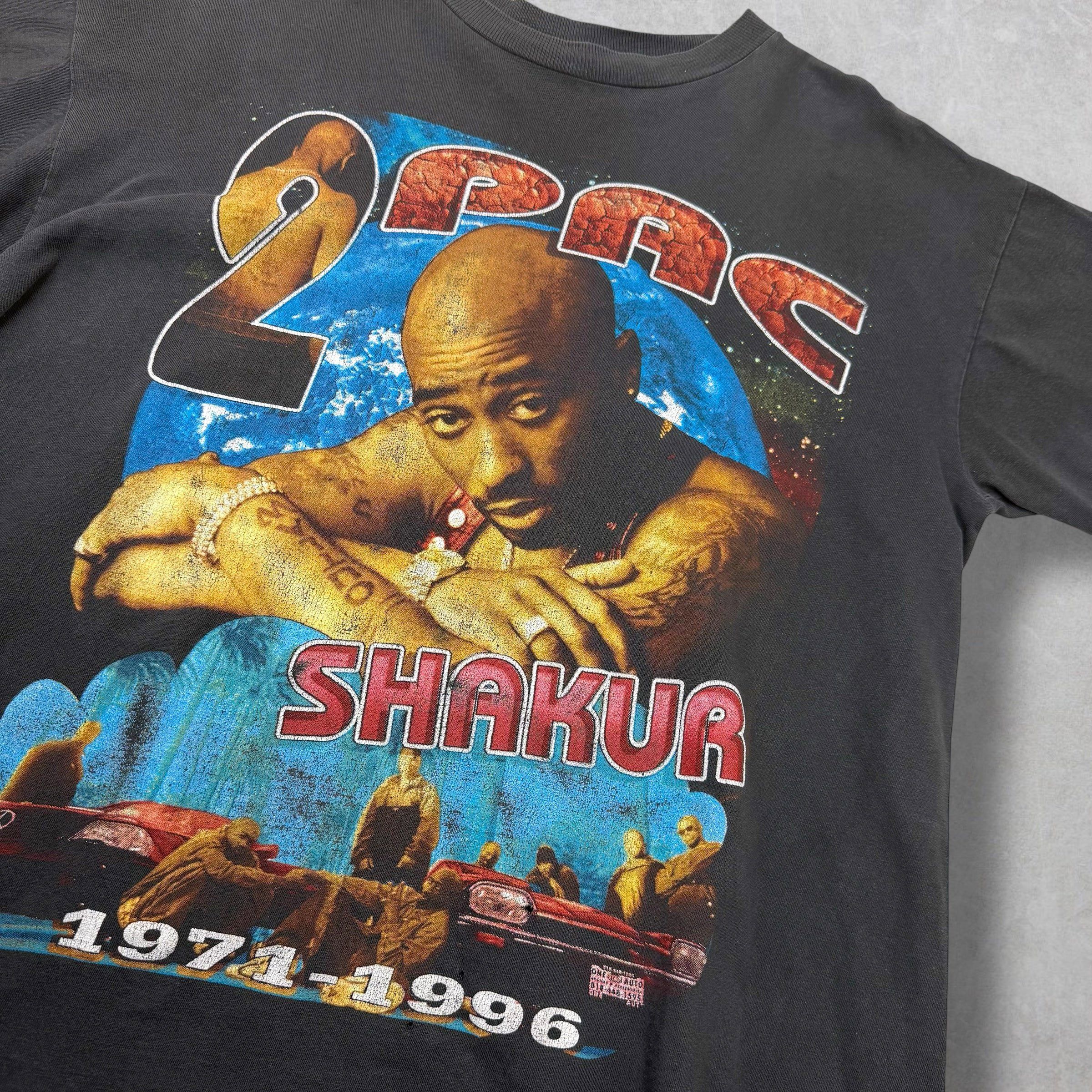 Vintage Vintage Tupac Life Goes On No More Pain Rap Tee XL Size US XL / EU 56 / 4 - 3 Thumbnail