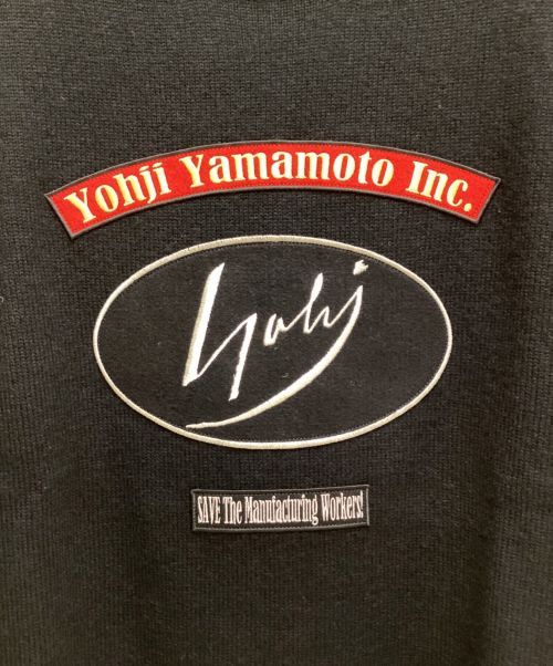 Yohji Yamamoto Yohji Yamamoto pour homme front logo knit Size US L / EU 52-54 / 3 - 5 Thumbnail