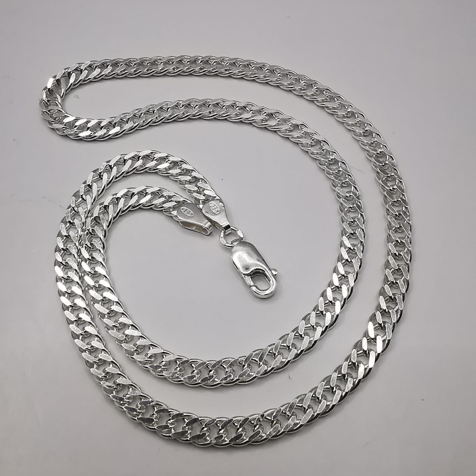 Sterling Silver Vintage Jewelry Chain,925 Sterling Silver,Signed 22,52g Size ONE SIZE - 1 Thumbnail