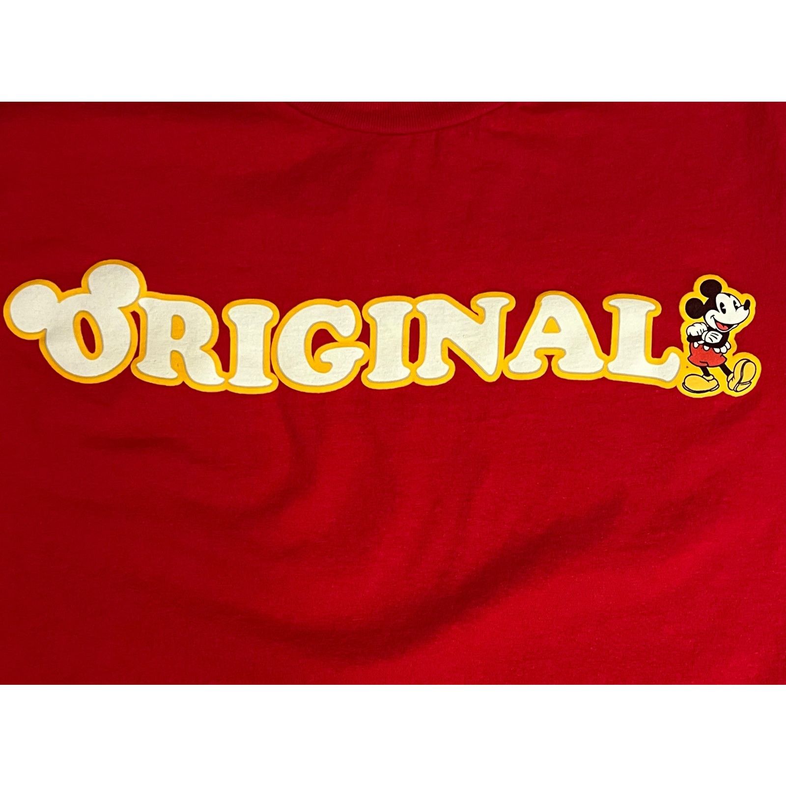 Disney Disney Mickey Mouse “Originals” Red T-shirt Adult Unisex Size US S / EU 44-46 / 1 - 3 Thumbnail