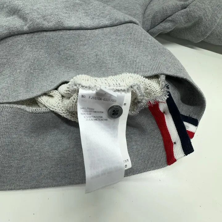 Thom Browne Thom Browne Gray Striped Pullover Sweatshirt for Women -250 Size M / US 6-8 / IT 42-44 - 3 Thumbnail