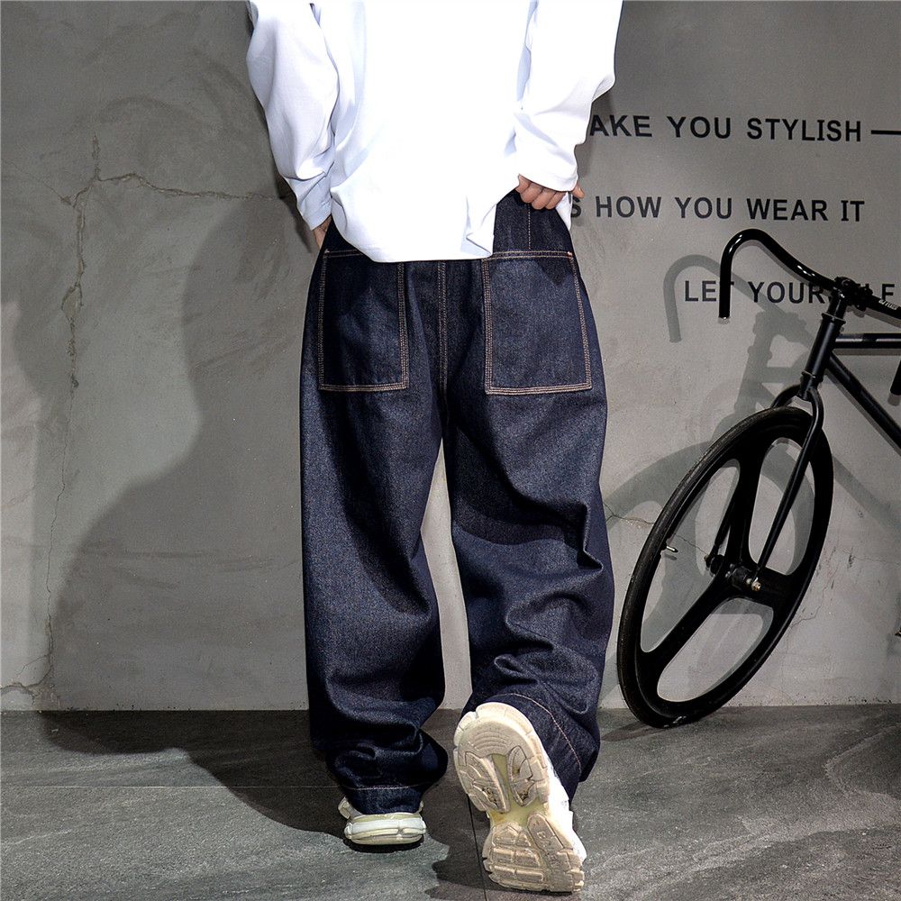 Japanese Brand × Jean High street skate baggy jeans Size US 29 - 10 Thumbnail