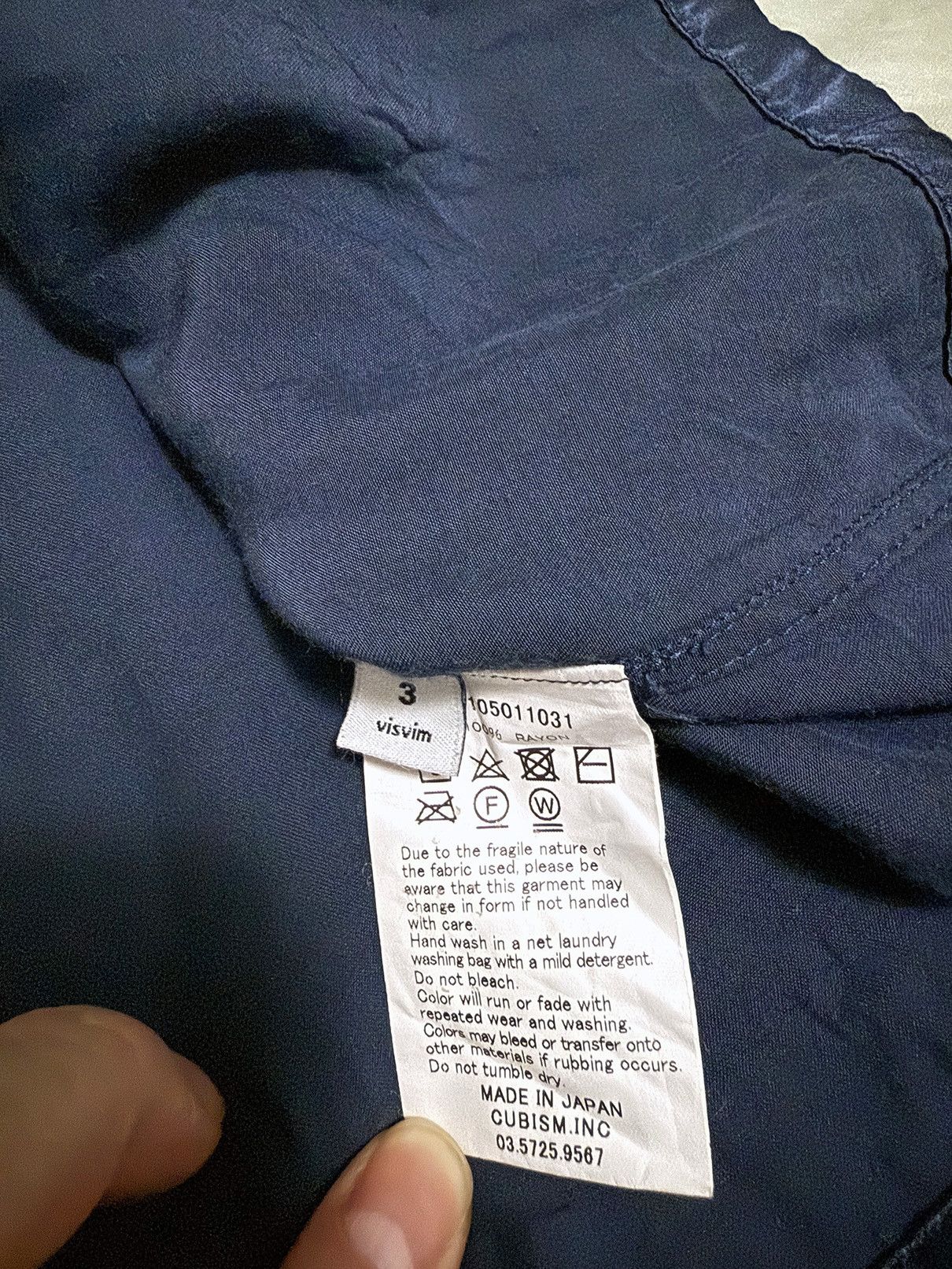 Visvim Visvim 17 SS Irving Shirt PEERLESS navy Sz. 3 0117105011031 Size US L / EU 52-54 / 3 - 8 Thumbnail