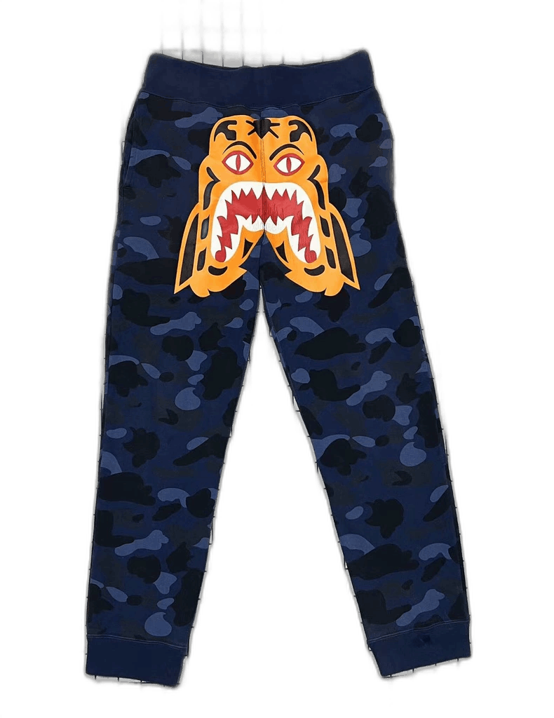 Bape BAPE Blue Camouflage Tiger Head Long Pants Size US 38 / EU 54 - 1 Thumbnail