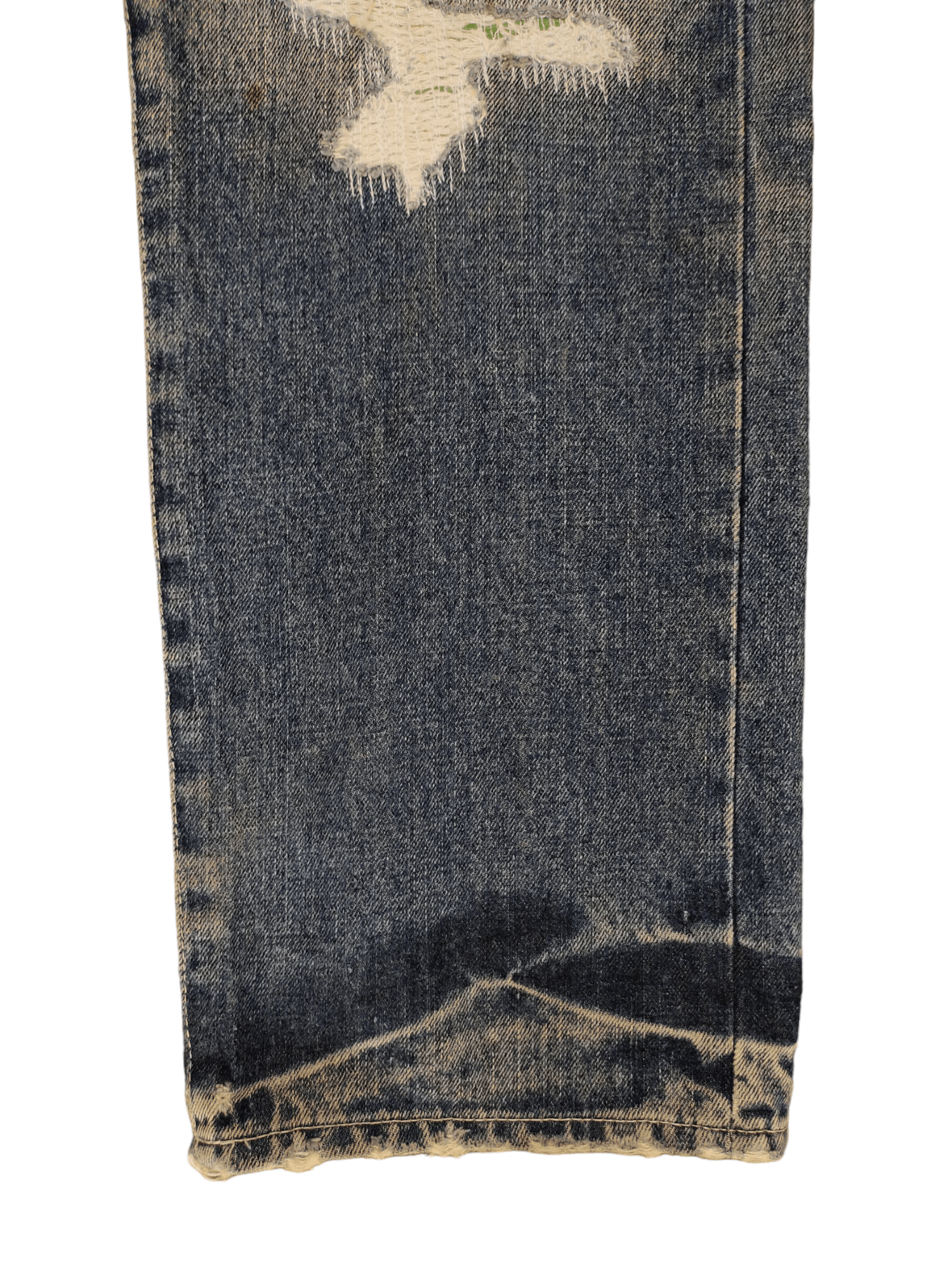 Kapital Vintage Andsuns Japan Clawmark Distress Repaired LooseJeans Size US 34 / EU 50 - 8 Thumbnail