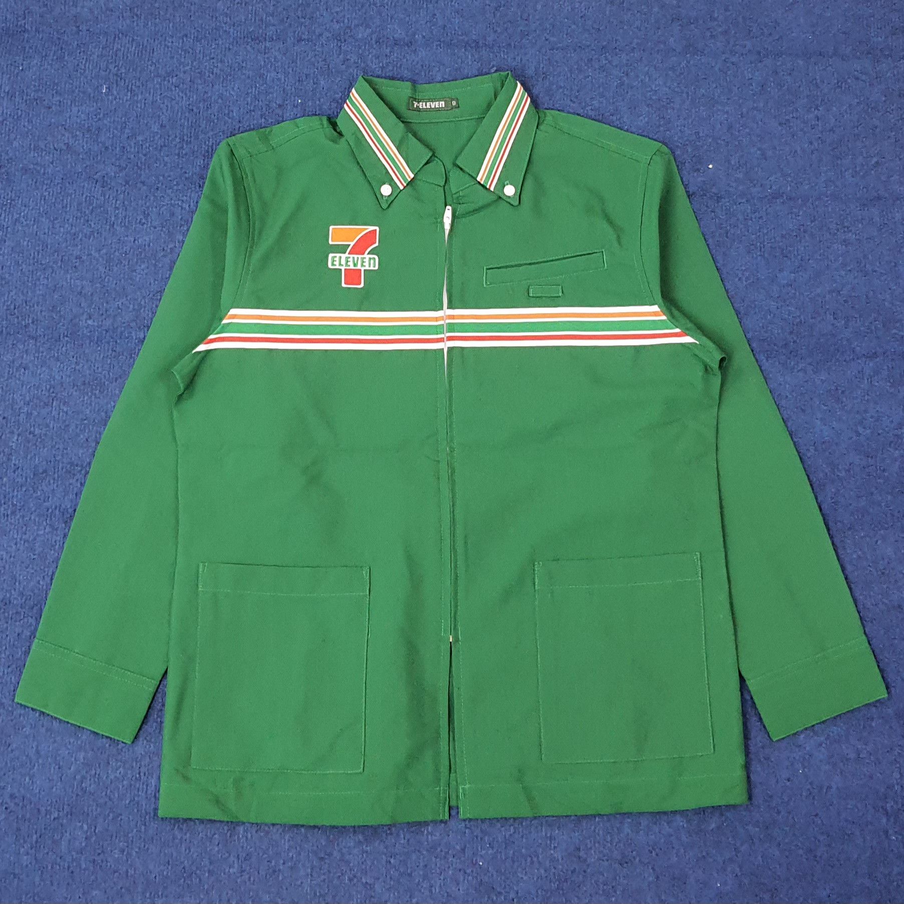 Japanese Brand Vintage 7 Eleven japan Brand Uniform Work Jacket C223N39 Size US S / EU 44-46 / 1 - 3 Thumbnail