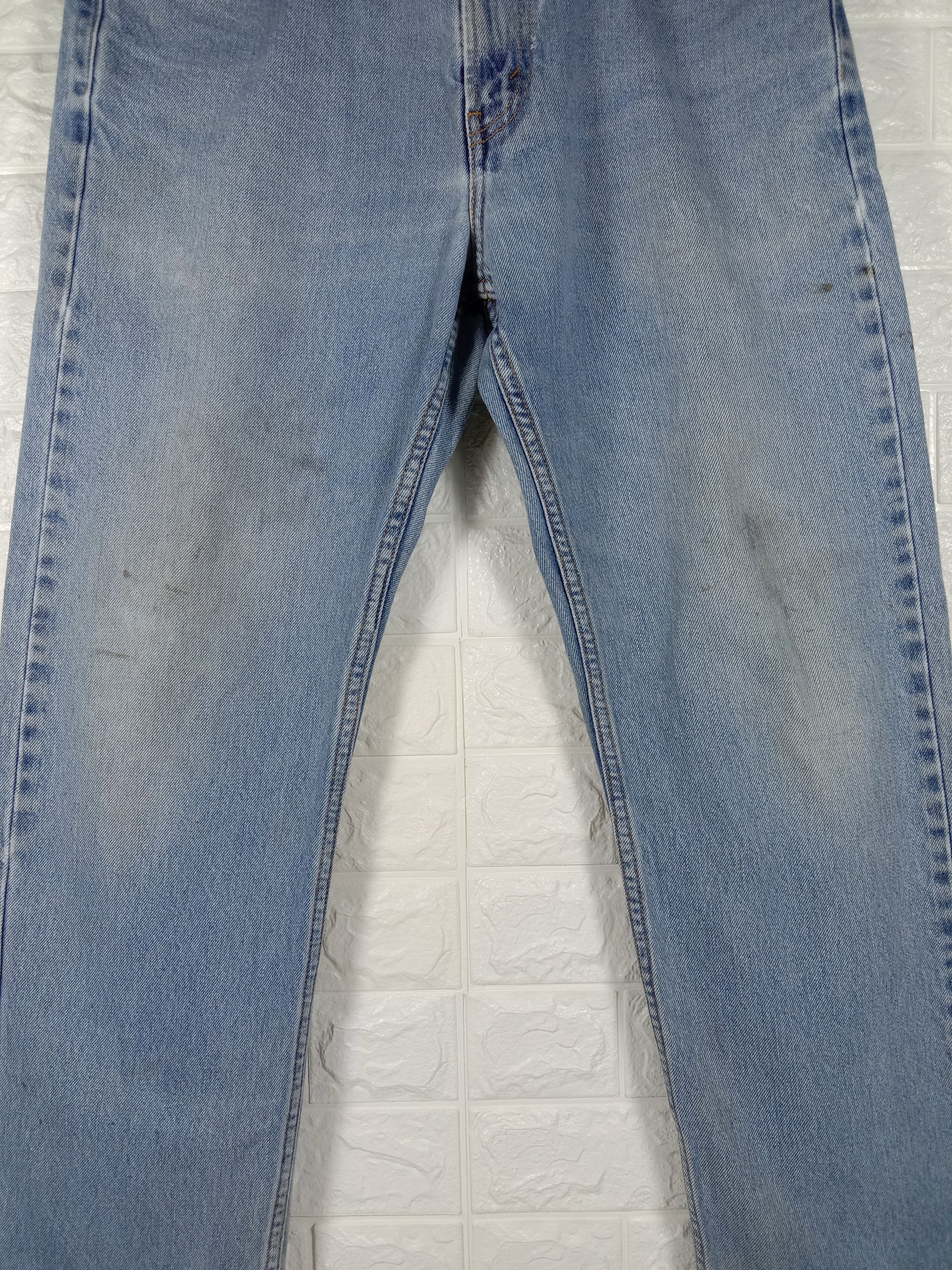 Levi's Vintage Levi's 505 Jeans Regular Fit Light Wash Denim Size US 33 - 3 Thumbnail