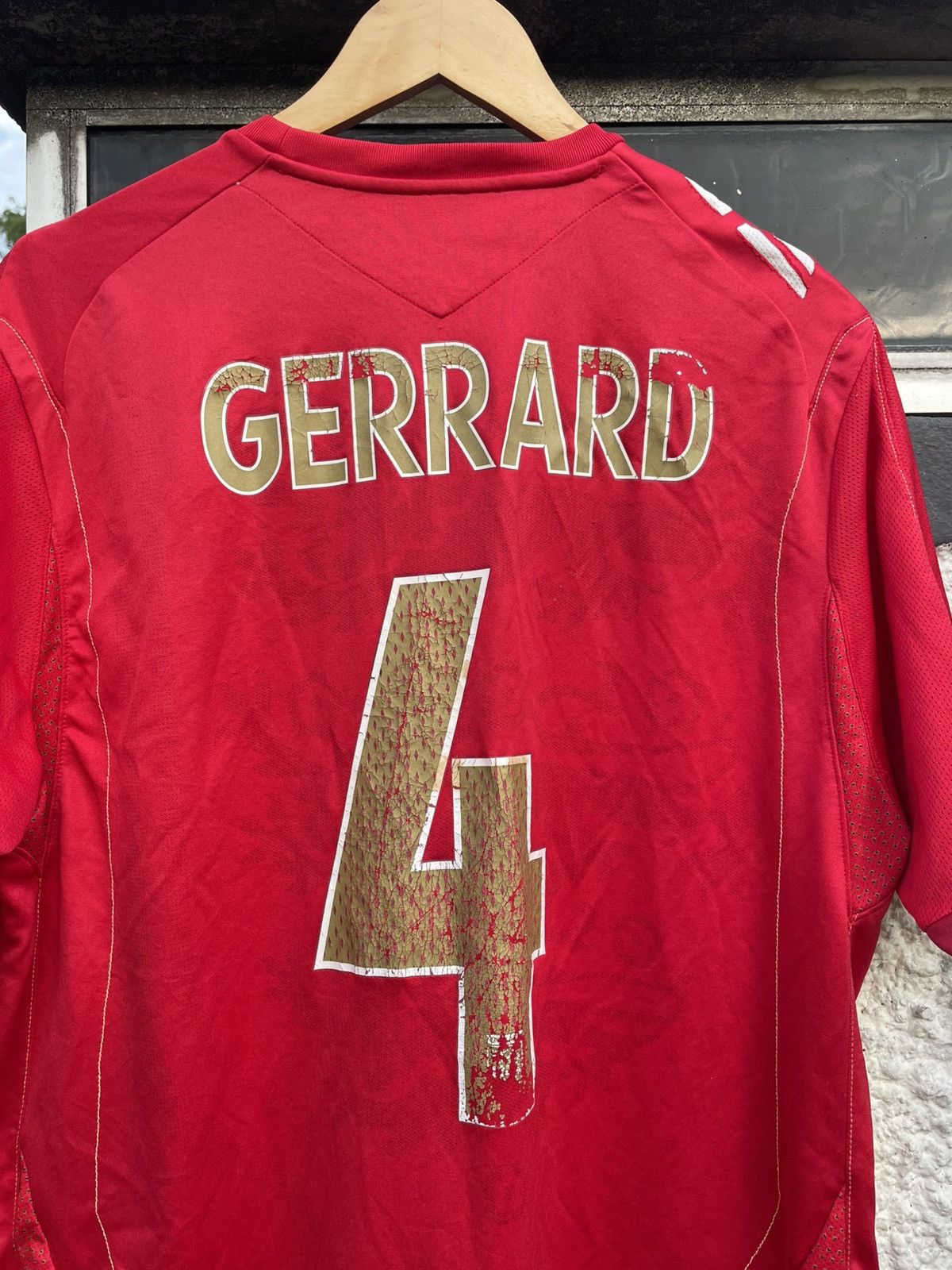 Vintage Steven Gerrard England Jersey Size US L / EU 52-54 / 3 - 4 Thumbnail