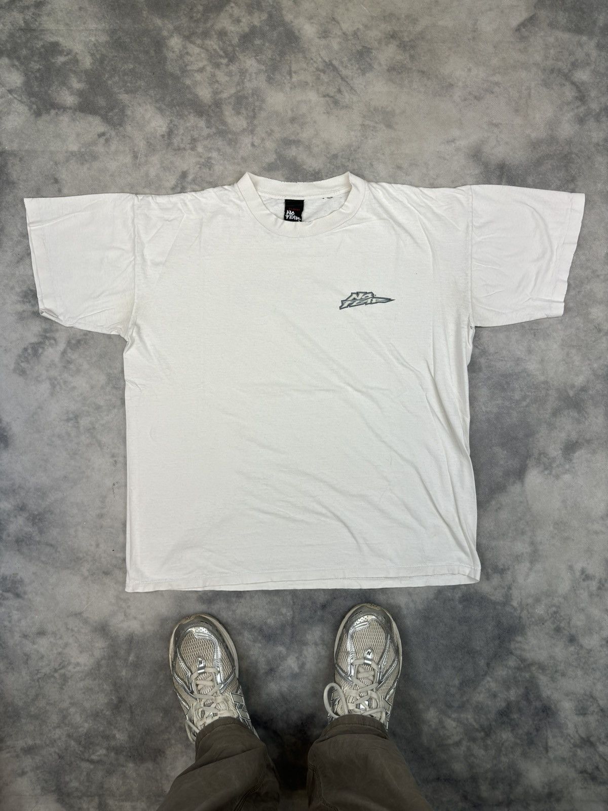 No Fear × Vintage Vintage 90s 1996 No Fear Skate Tee Made In USA distressed Size US XL / EU 56 / 4 - 5 Thumbnail