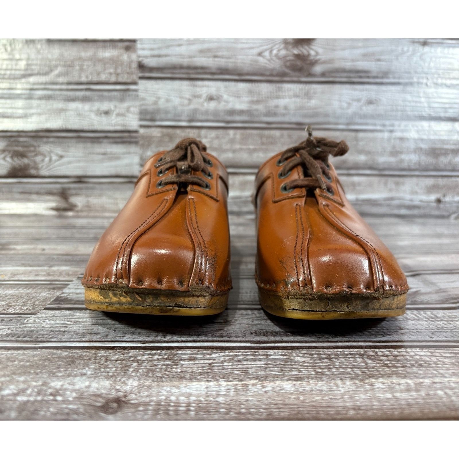 Other Troentorp Bastad Leather Clogs Size 38 US 8 color brown Made Size US 8 / IT 38 - 2 Thumbnail