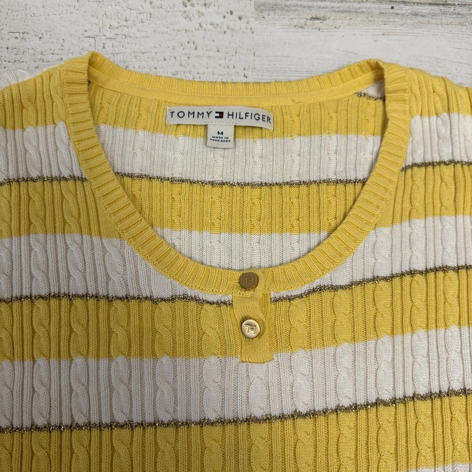 Tommy Hilfiger Tommy Striped Metallic Longsleeve Medium Size M / US 6-8 / IT 42-44 - 6 Thumbnail