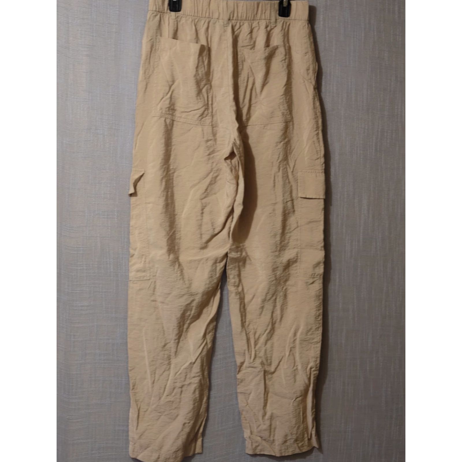Gap GAP Cargo Pants Beige Lightweight Rayon/Nylon Womens M Tall Pants Size 32" / US 10 / IT 46 - 5 Thumbnail