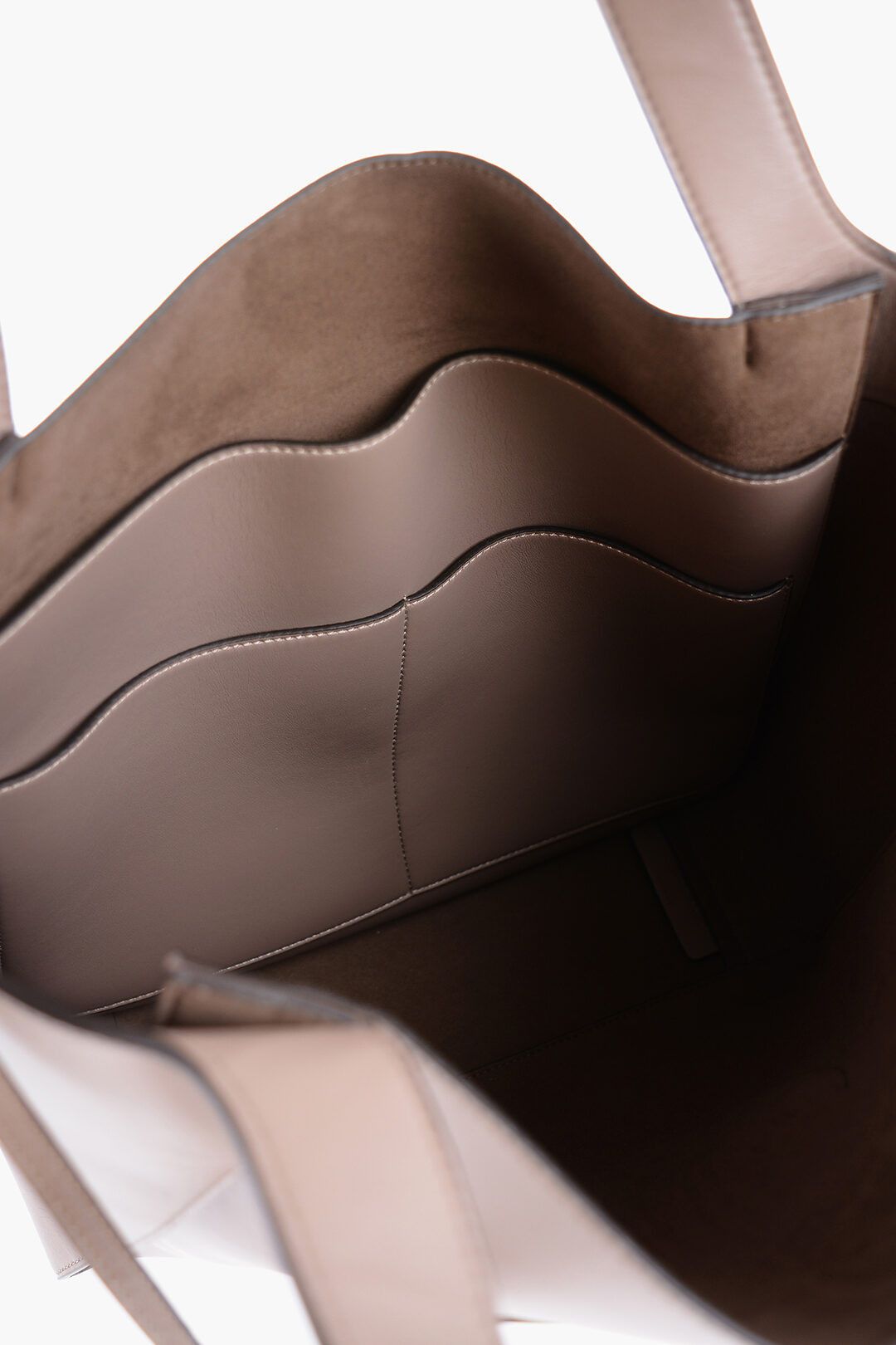 Stella McCartney og1mm0824 Size: OS / Vegan Leather Tote Bag in Beige Size ONE SIZE - 5 Thumbnail