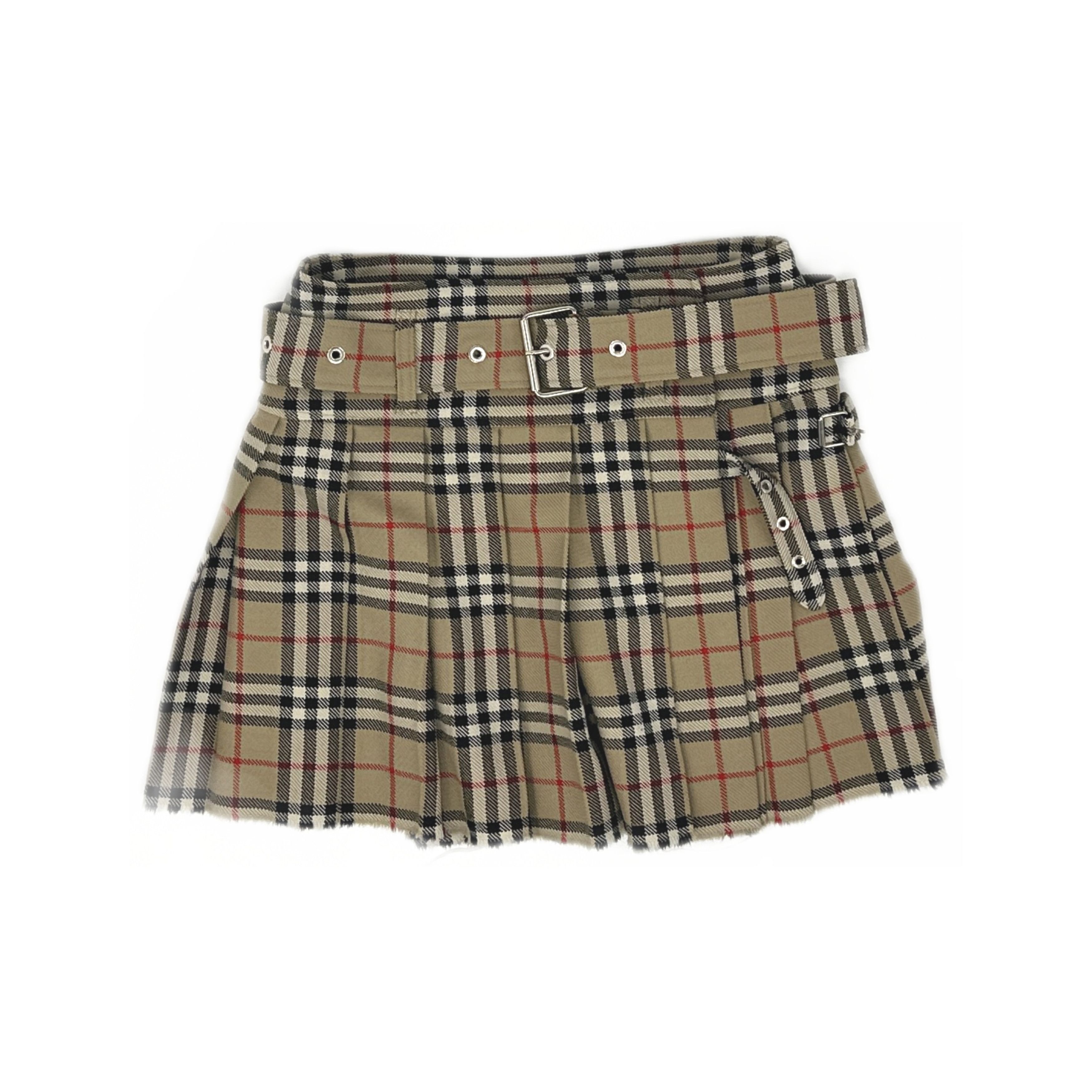 Burberry Burberry Check Pleated Mini Skirt IT 34 Size 24" / US 00 / IT 34 - 1 Thumbnail