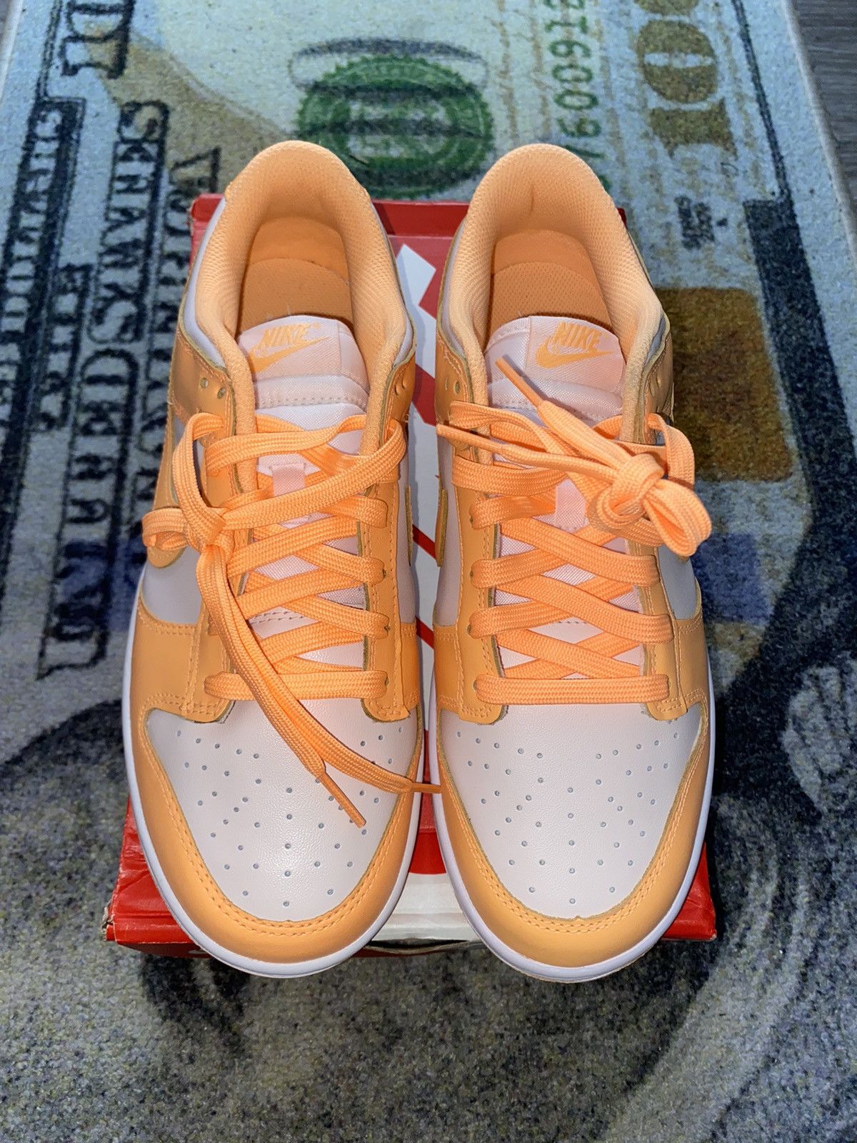 Nike Nike Dunk Low Peach Cream (8.5 Mens) Size US 10 / IT 40 - 3 Thumbnail