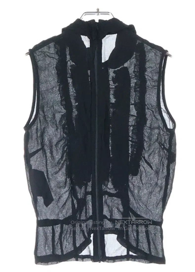 Comme des Garcons Comme Des Garcons Black women's ruffled sleeveless top Size XS / US 0-2 / IT 36-38 - 2 Thumbnail