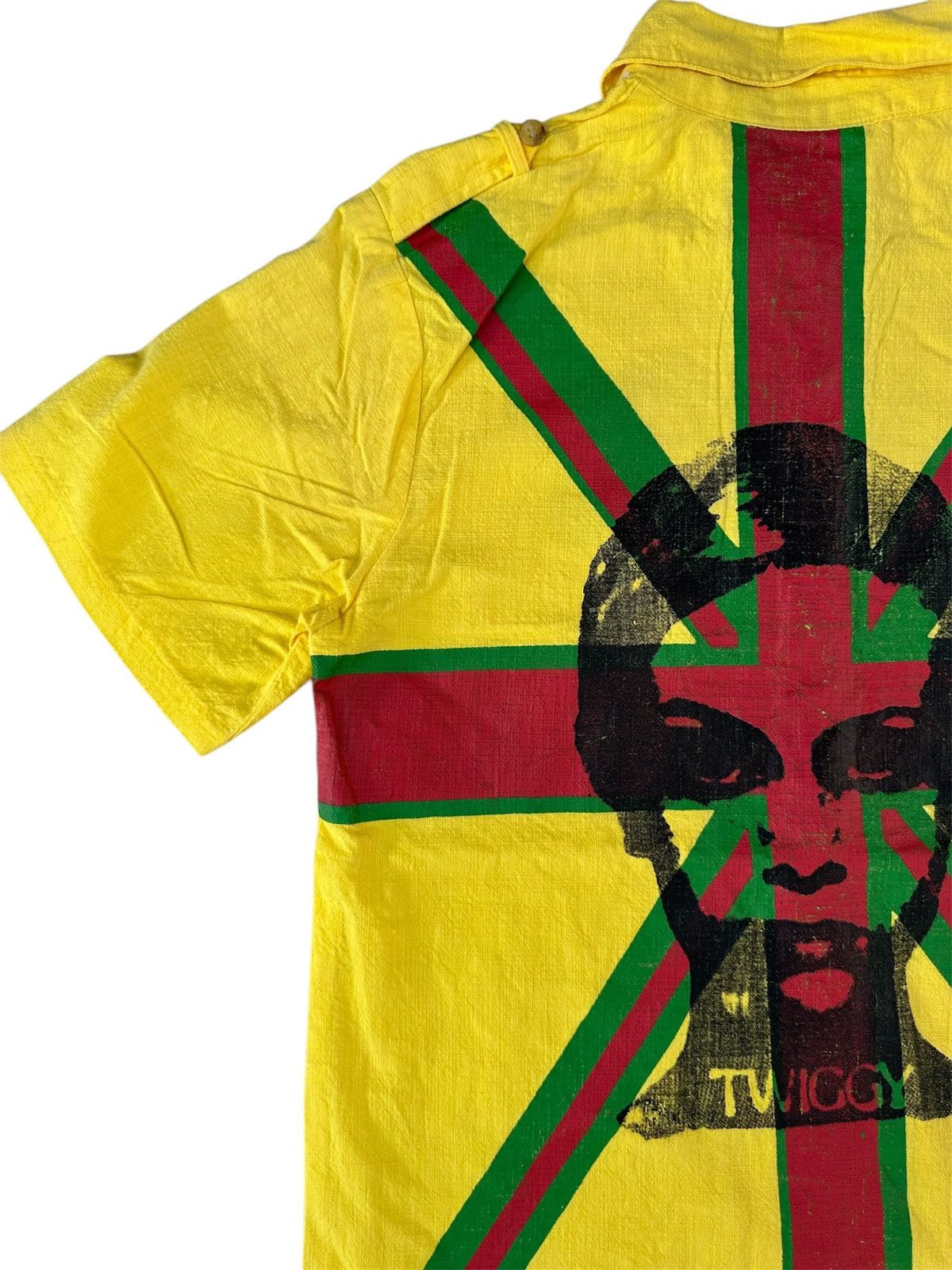 Andy Warhol × Vintage Vintage Twiggy Andy Warhol Art Button Up Size US S / EU 44-46 / 1 - 6 Thumbnail