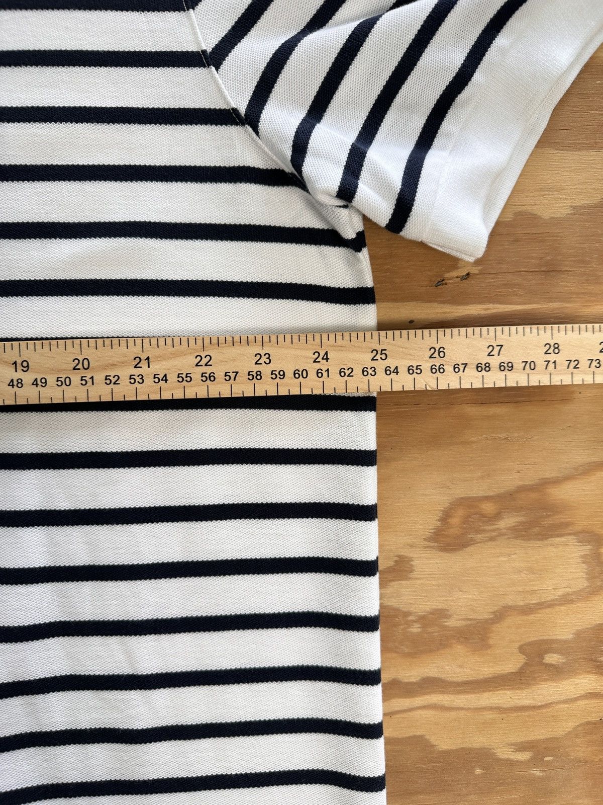 Nautica Nautica white and blue striped polo shirt Size US XXL / EU 58 / 5 - 8 Thumbnail