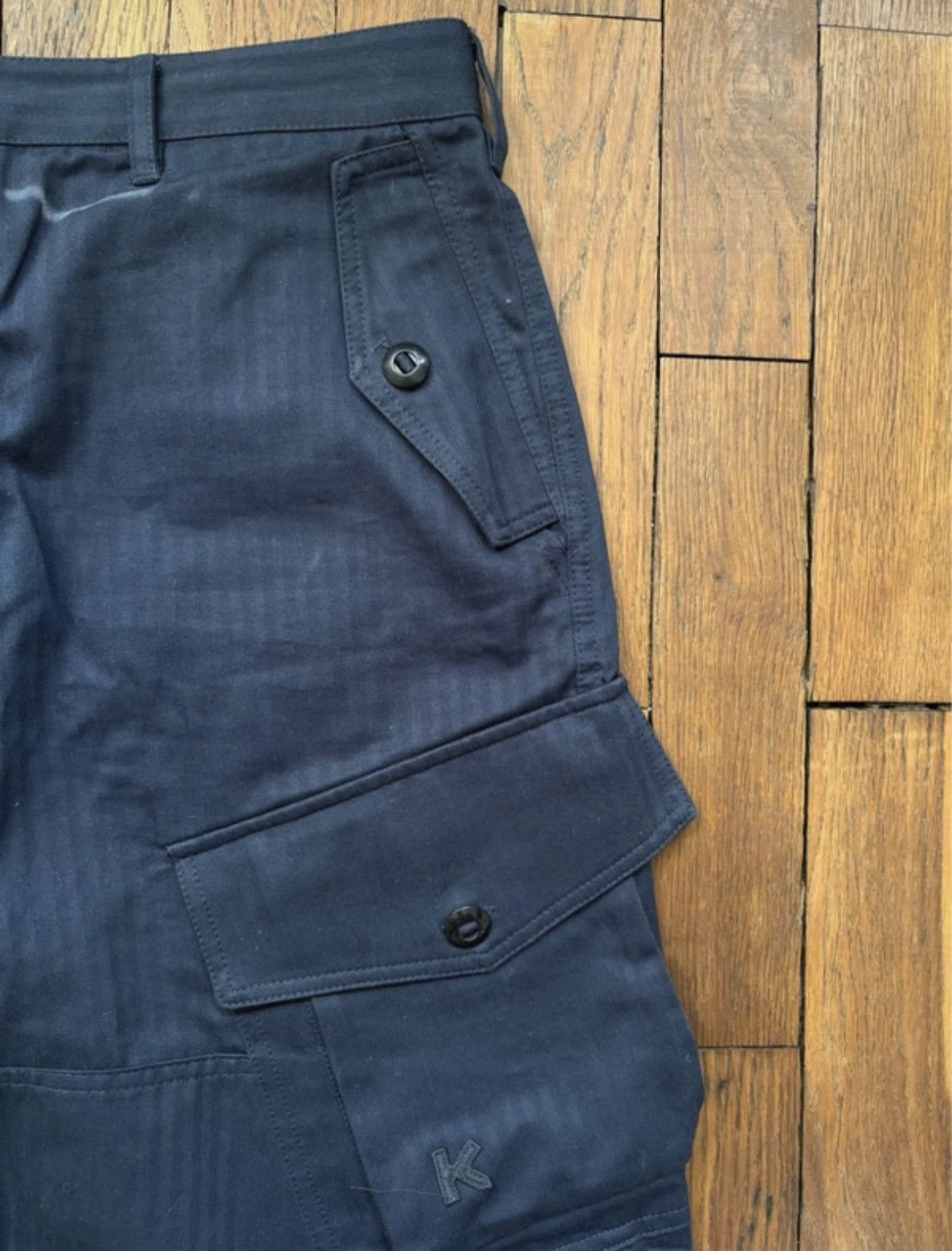 Kenzo Kenzo Navy Twill Cargo 36W 32L Size US 36 / EU 52 - 5 Thumbnail