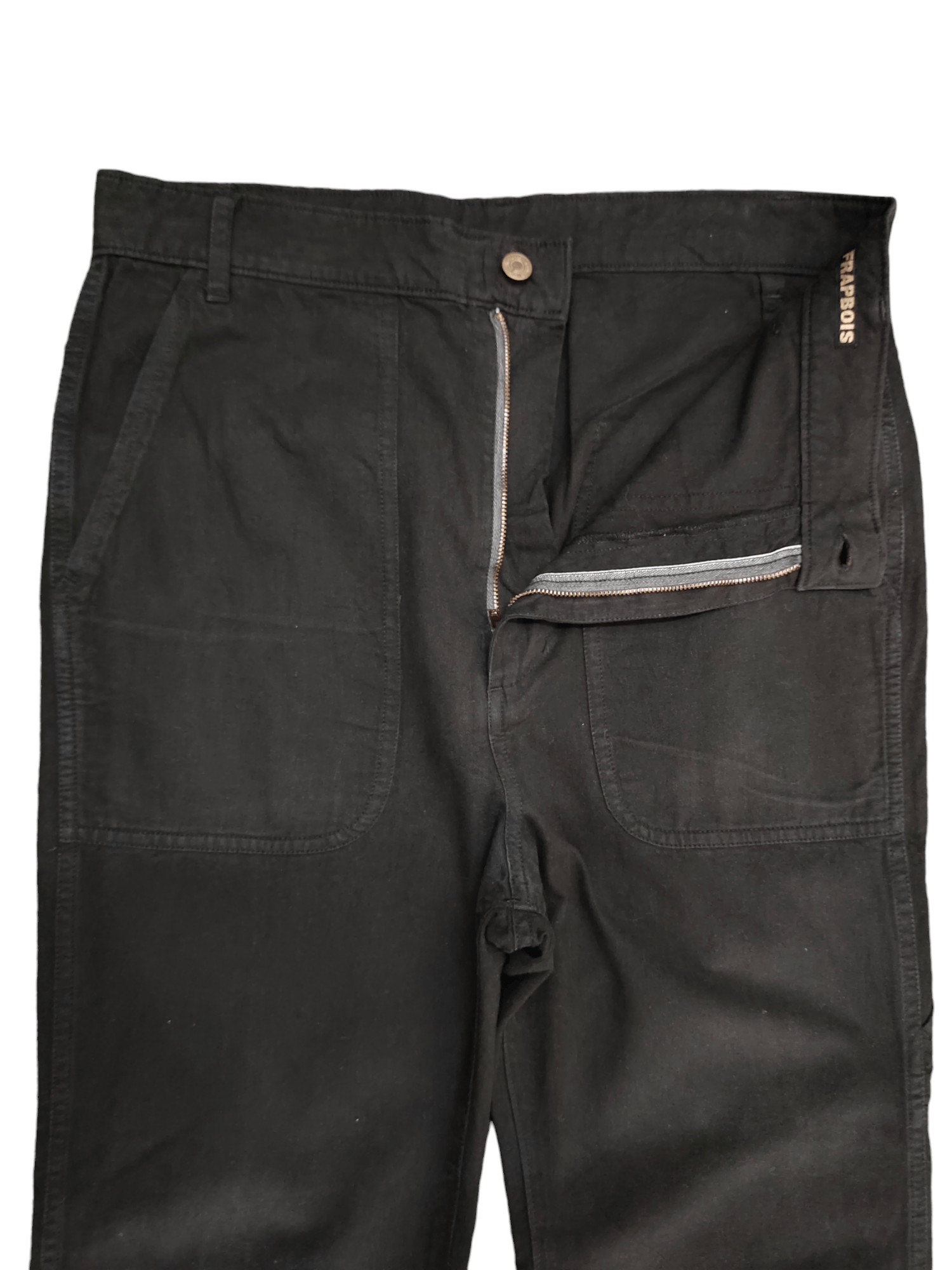 Le Grande Bleu (L.G.B.) Loose Flare Frapbois Dyed Black Fatigue Pants Size US 34 / EU 50 - 10 Thumbnail