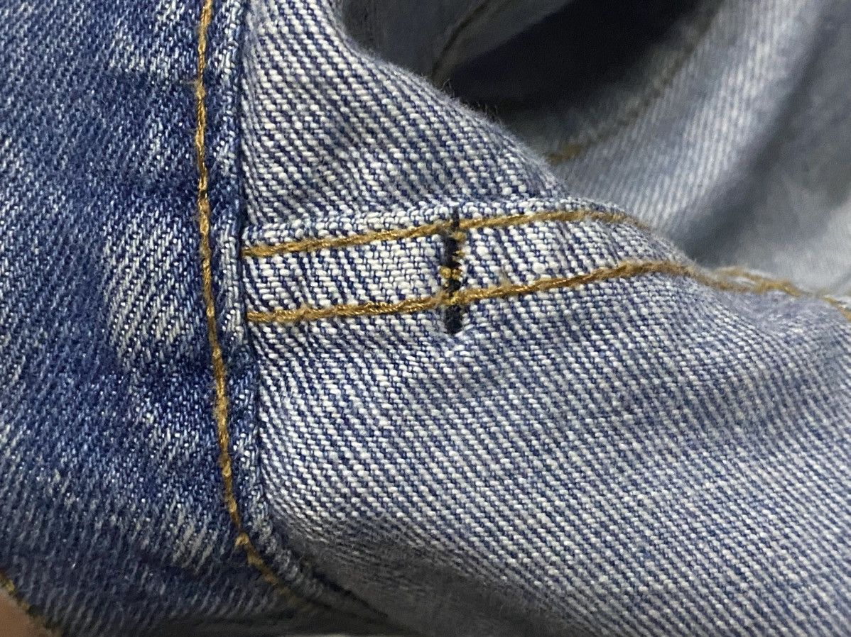 Levi's W34 Vintage Levis 501 70s Selvedge Rindem No6 ButtonFly Jean Size US 34 / EU 50 - 13 Thumbnail