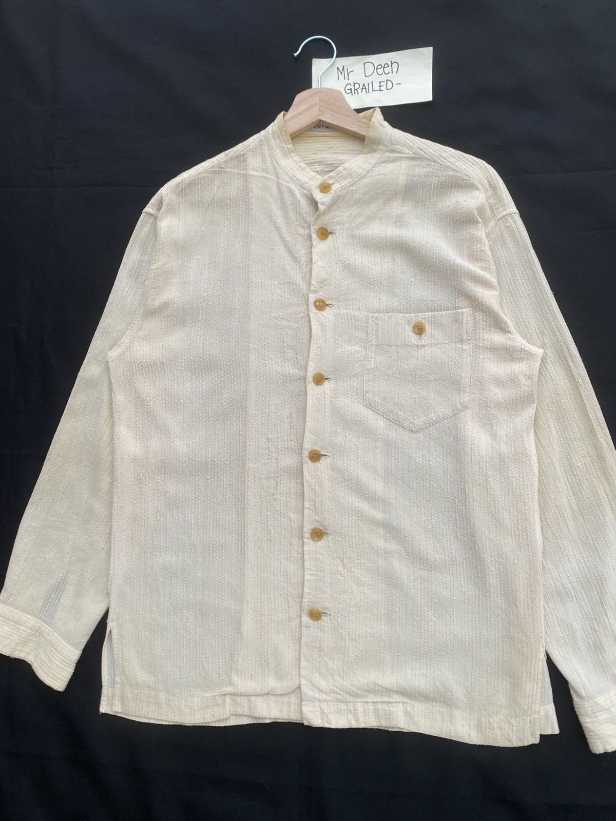 Issey Miyake Rare Vintage 90s Issey Miyake Men Longsleeve Buttons Shirt Size US M / EU 48-50 / 2 - 7 Thumbnail