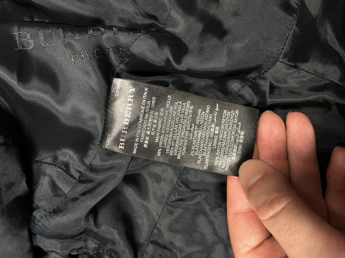 Burberry Prorsum Burberry Prorsum Wool Blazer Black One Button Jacket Size M / US 6-8 / IT 42-44 - 11 Thumbnail
