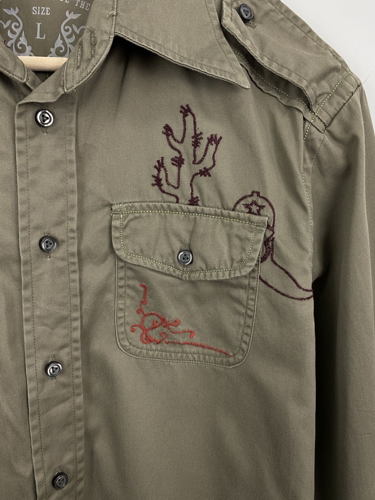Diesel 🇺🇸 Vintage Y2K Diesel Western Shirt Retro Hype Navajo Rare Size US L / EU 52-54 / 3 - 6 Thumbnail