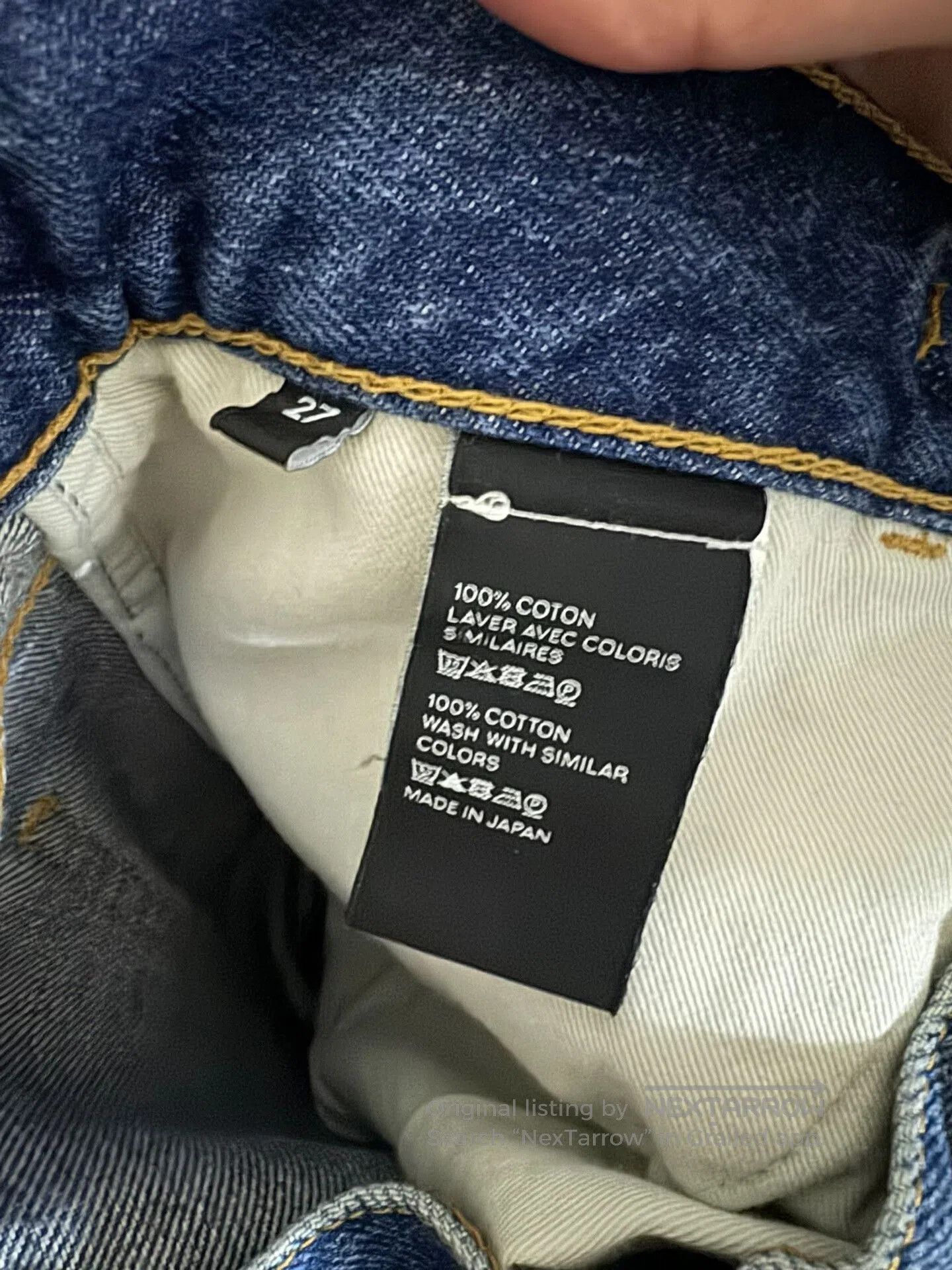 Celine celine chain detail denim pants. Size 27" / US 4 / IT 40 - 5 Thumbnail