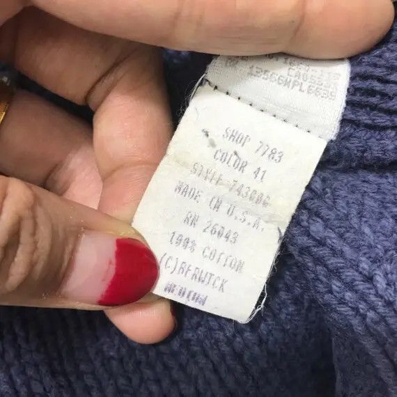 Woolrich Woolen Mills Vtg WOOLRICH OUTDOORWEAR Made In USA Knitwear Sweatshirt Size L / US 10 / IT 46 - 6 Thumbnail