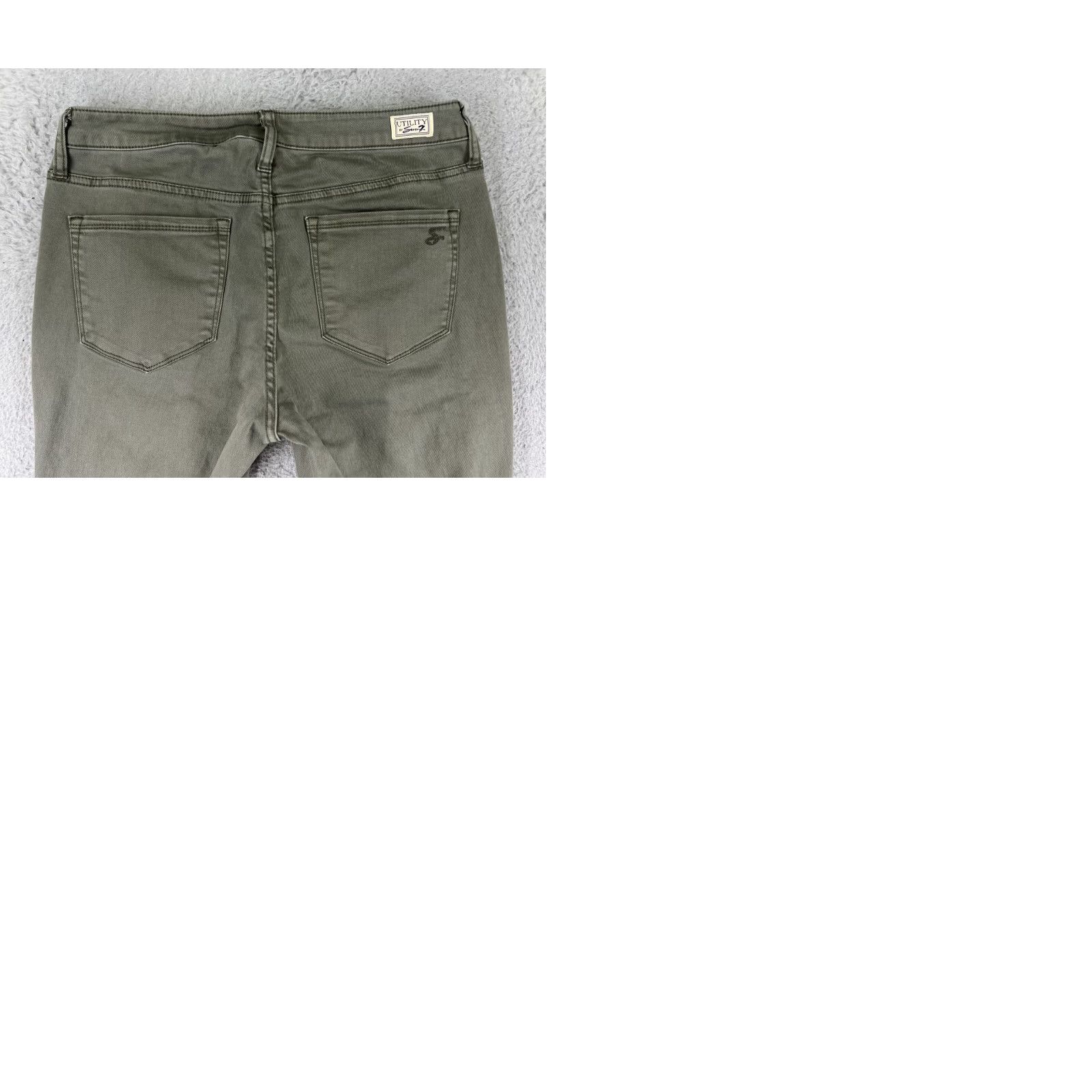 7 For All Mankind 7 For All Mankind Jeans Women 8 Green Denim Ankle Skinny Cotton Blend 7 For All Mankind Jeans Women 8 Green Denim Ankle Skinny Cotton Blend Size 30" / US 8 / IT 44 - 10 Thumbnail