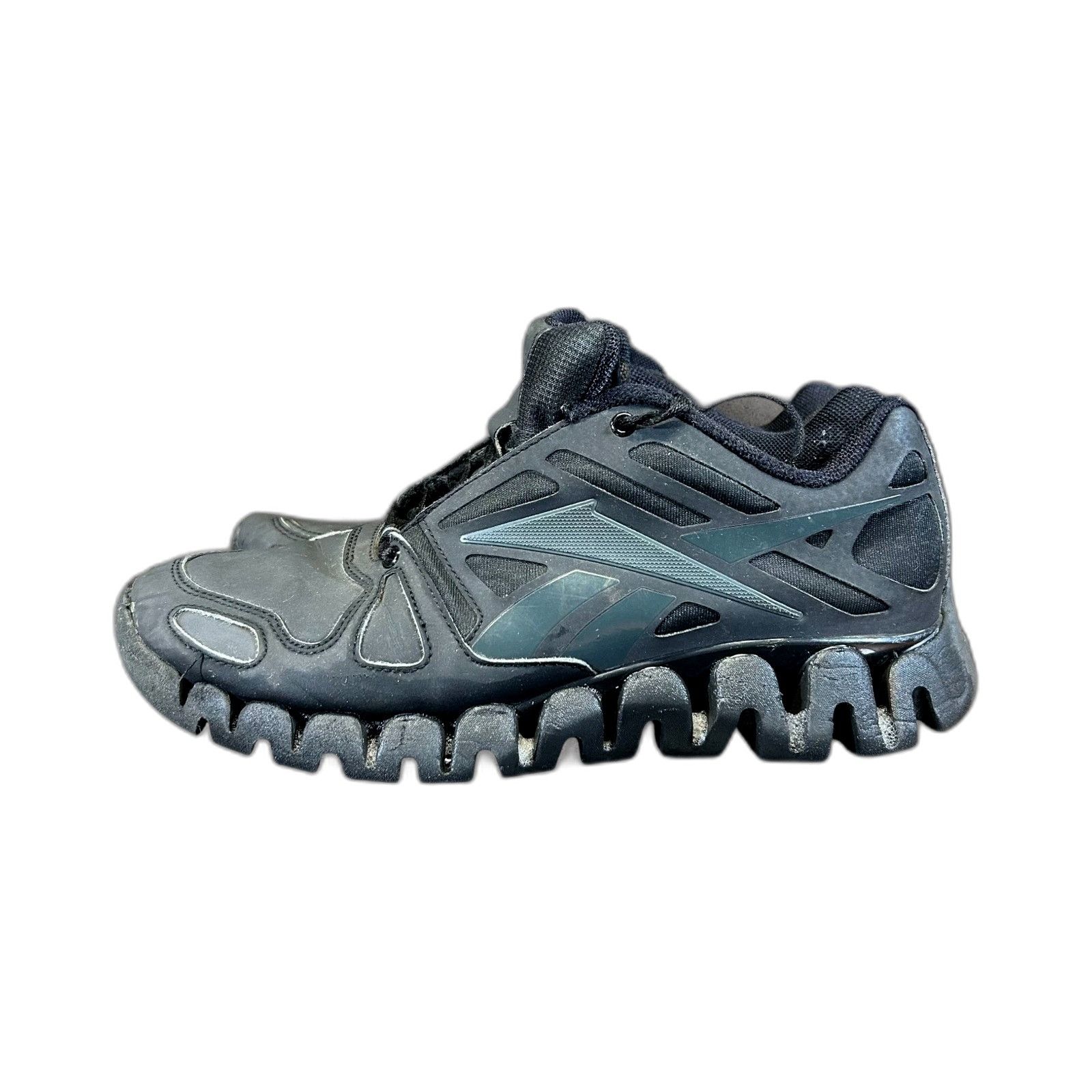 Reebok Reebok Zigtech Black Blue Lace Low Top Running Shoes Men's S Size US 9.5 / EU 42-43 - 5 Thumbnail