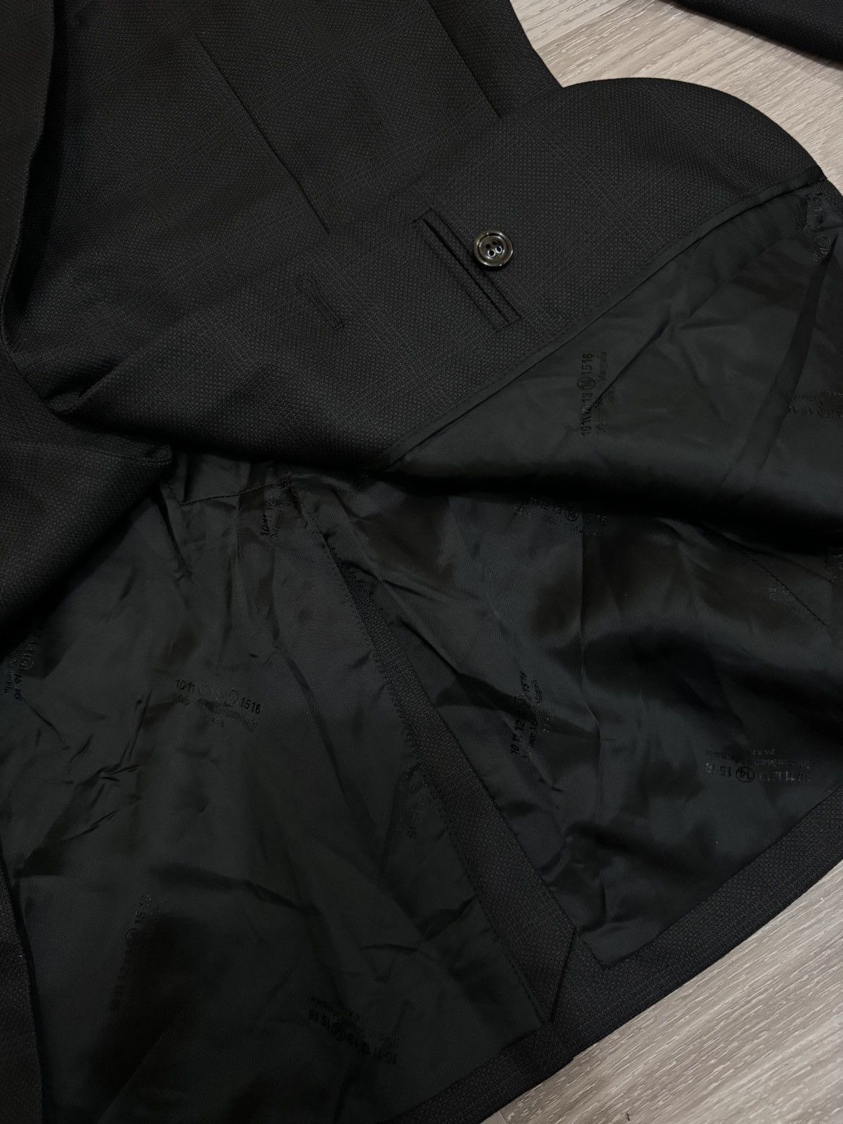 Maison Margiela Maison Margiela Single-Breasted Wool Blazer Size 46R - 9 Thumbnail