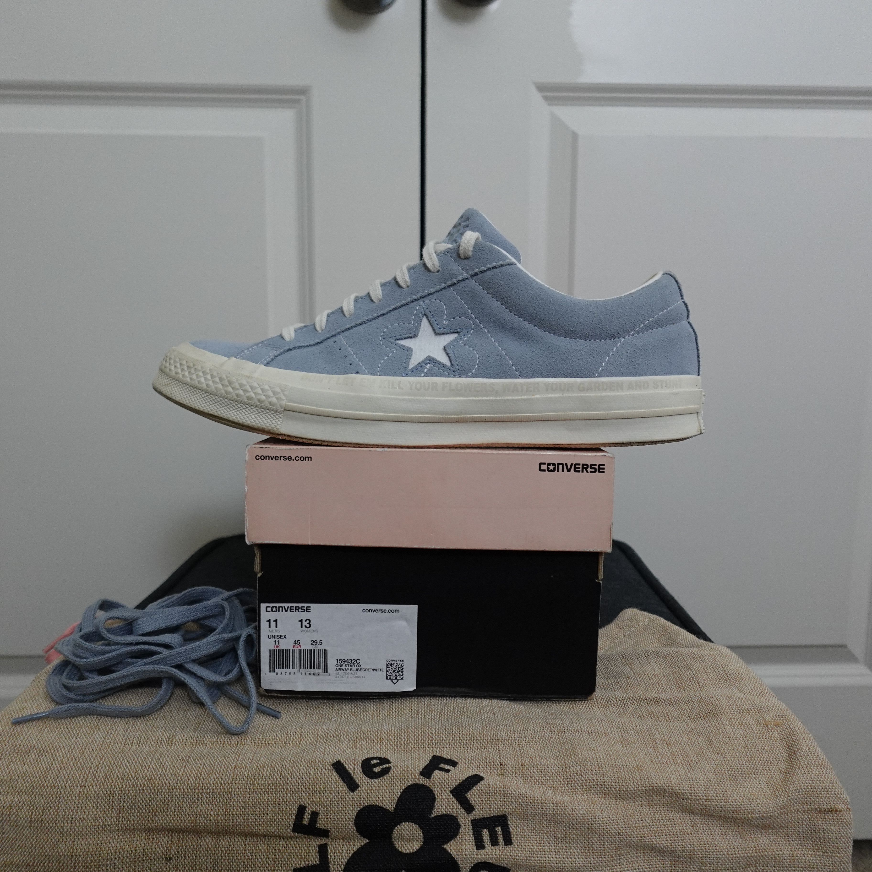 Golf le Fleur Converse One Star Ox Tyler The Creator Golf Wang Airway Blue  | Grailed