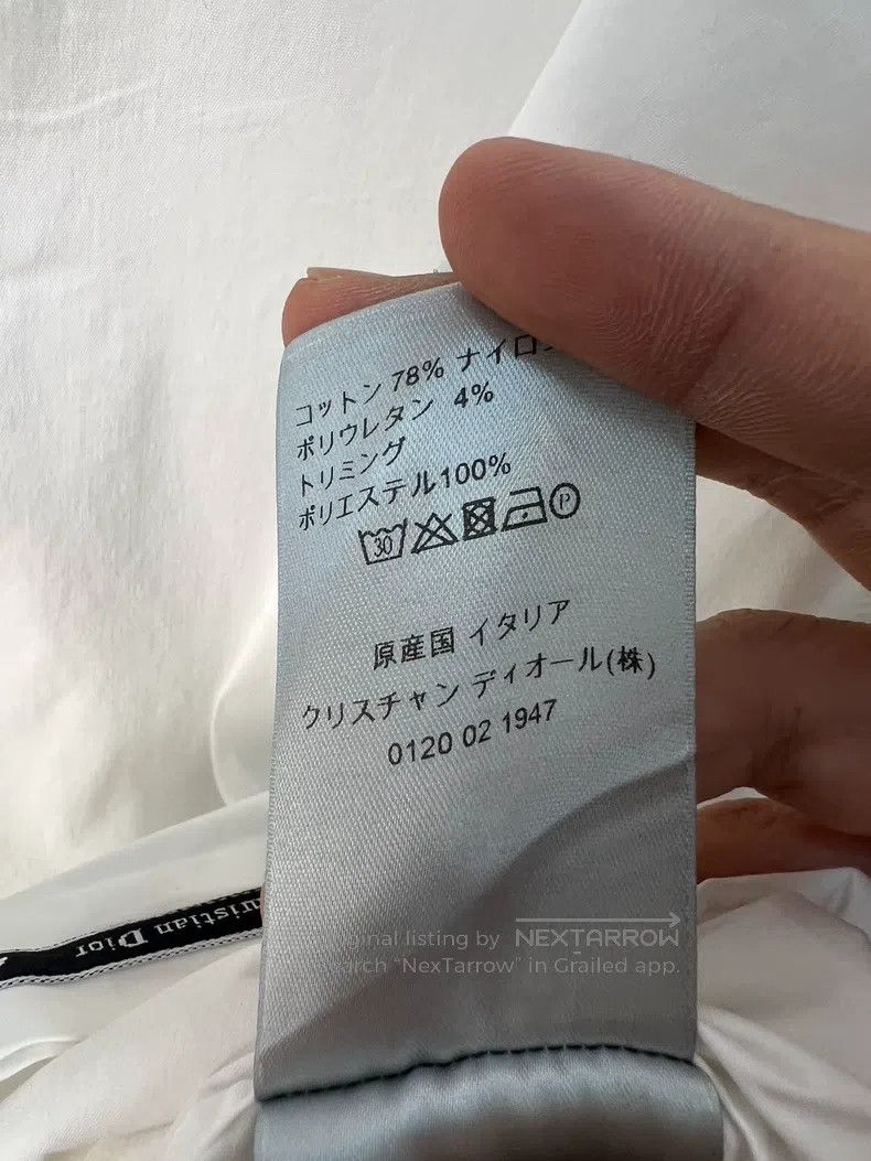 Dior Dior White door-breasted shirt Size US XXS / EU 40 - 6 Thumbnail