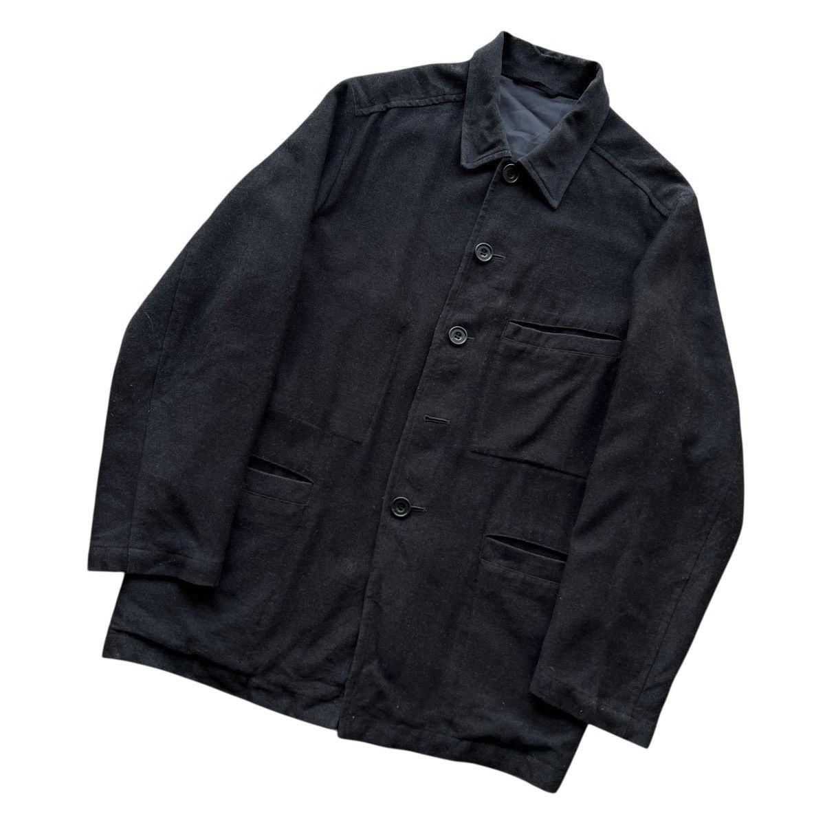 Yohji Yamamoto YOHJI YAMAMOTO AAR DURBAN RAYON POLYESTER SHIRT CHORE JACKET Size US M / EU 48-50 / 2 - 3 Thumbnail