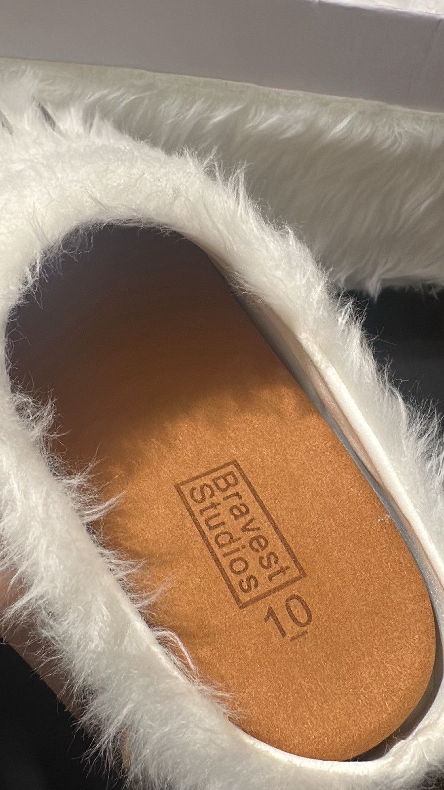 Bravest Studios White Bear Claw Mules Size US 10 / EU 43 - 2 Thumbnail