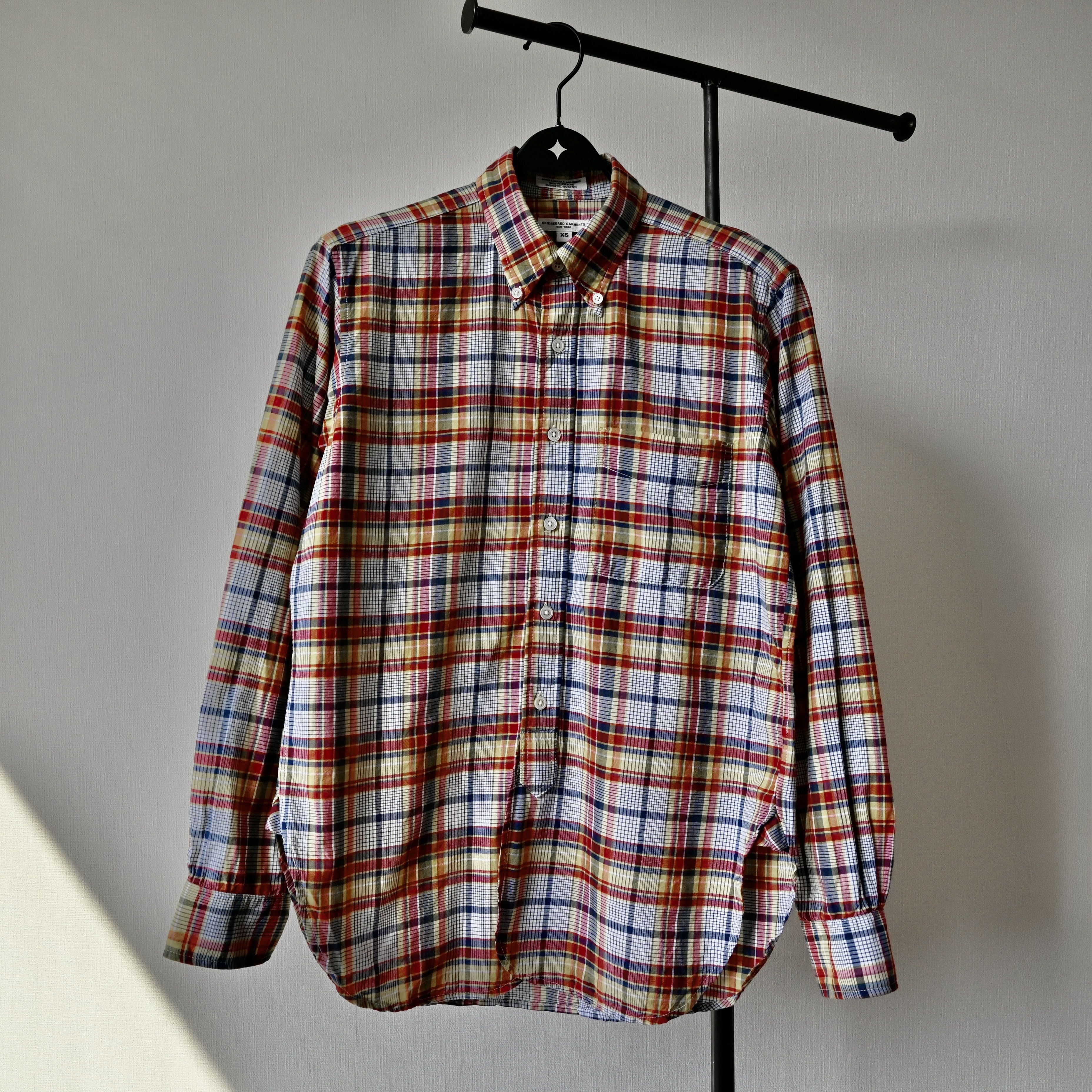 Engineered Garments Engineered Garments 19th century BD shirt, cotton madras Size US XS / EU 42 / 0 - 2 Thumbnail