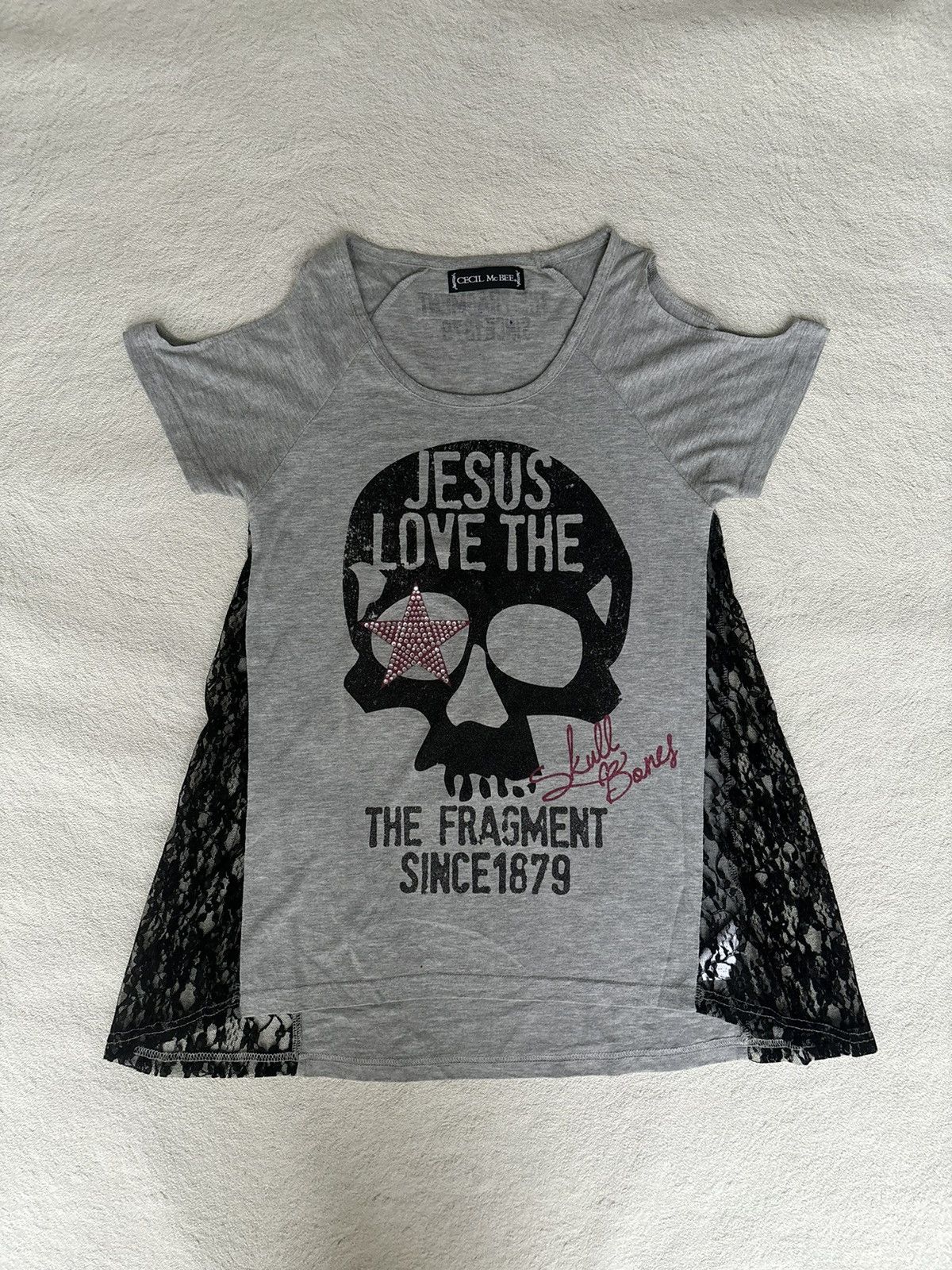 Hysteric Glamour Y2k cecil Mcbee skull punk style tshirt Size M / US 6-8 / IT 42-44 - 1 Thumbnail