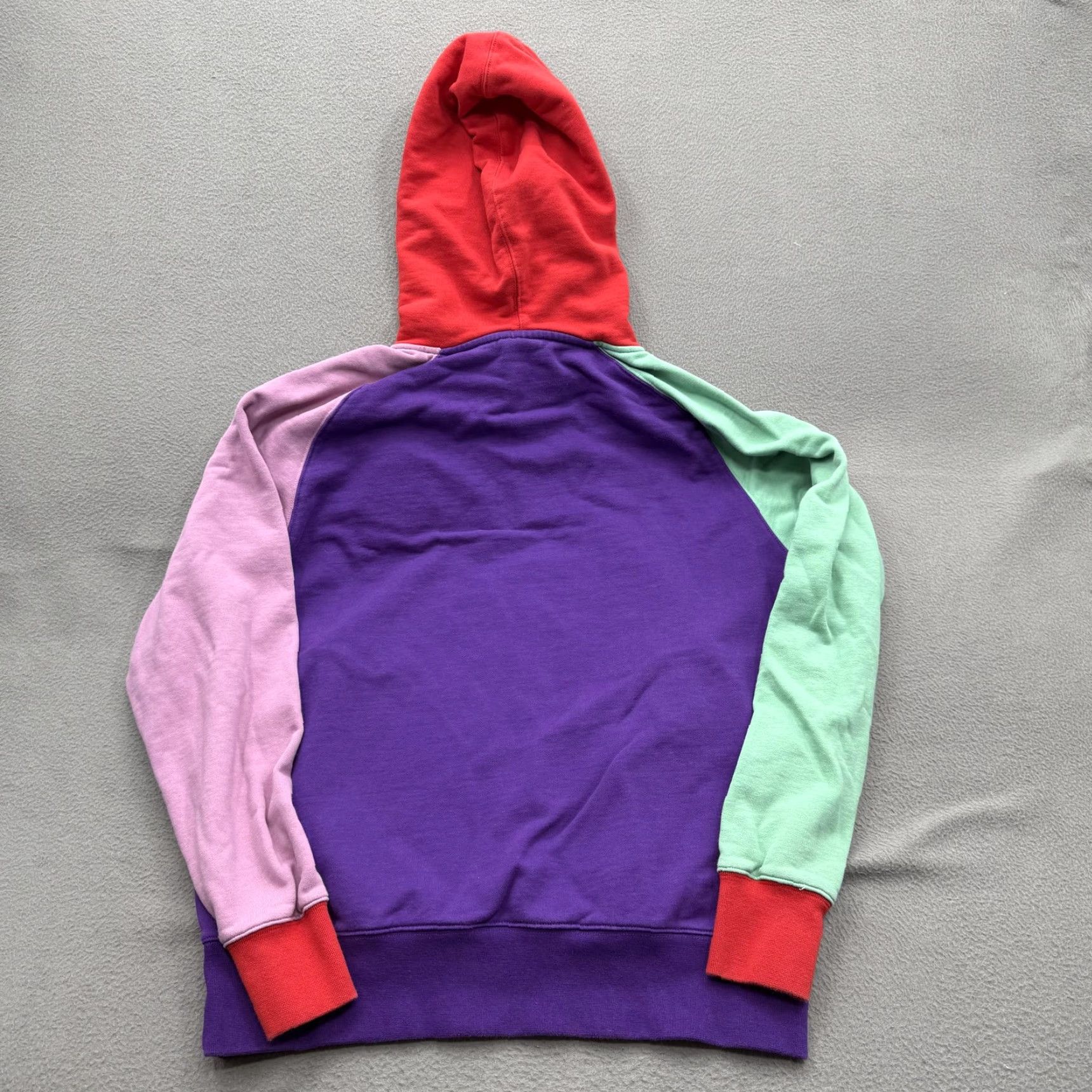 Teddy Fresh Teddy Fresh Hoodie Mens S Colorblock Raglan 100% Cotton Sweatshirt Size US S / EU 44-46 / 1 - 2 Thumbnail