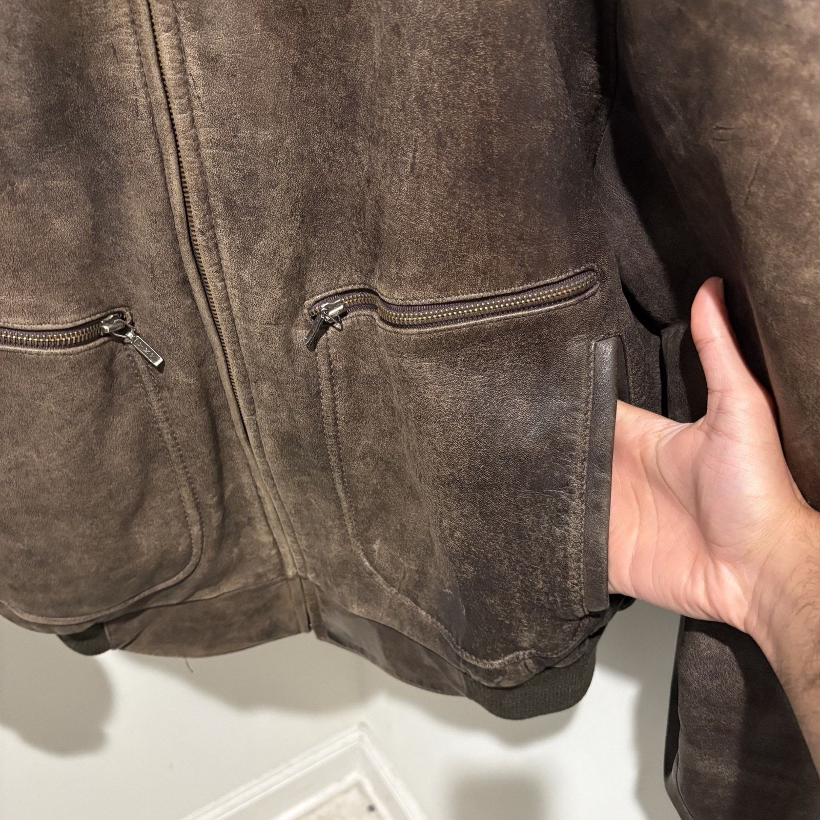 Hein Gericke × Vintage Vintage 1980s Hein Gericke Leather Bomber Jacket Size L Size US L / EU 52-54 / 3 - 8 Thumbnail
