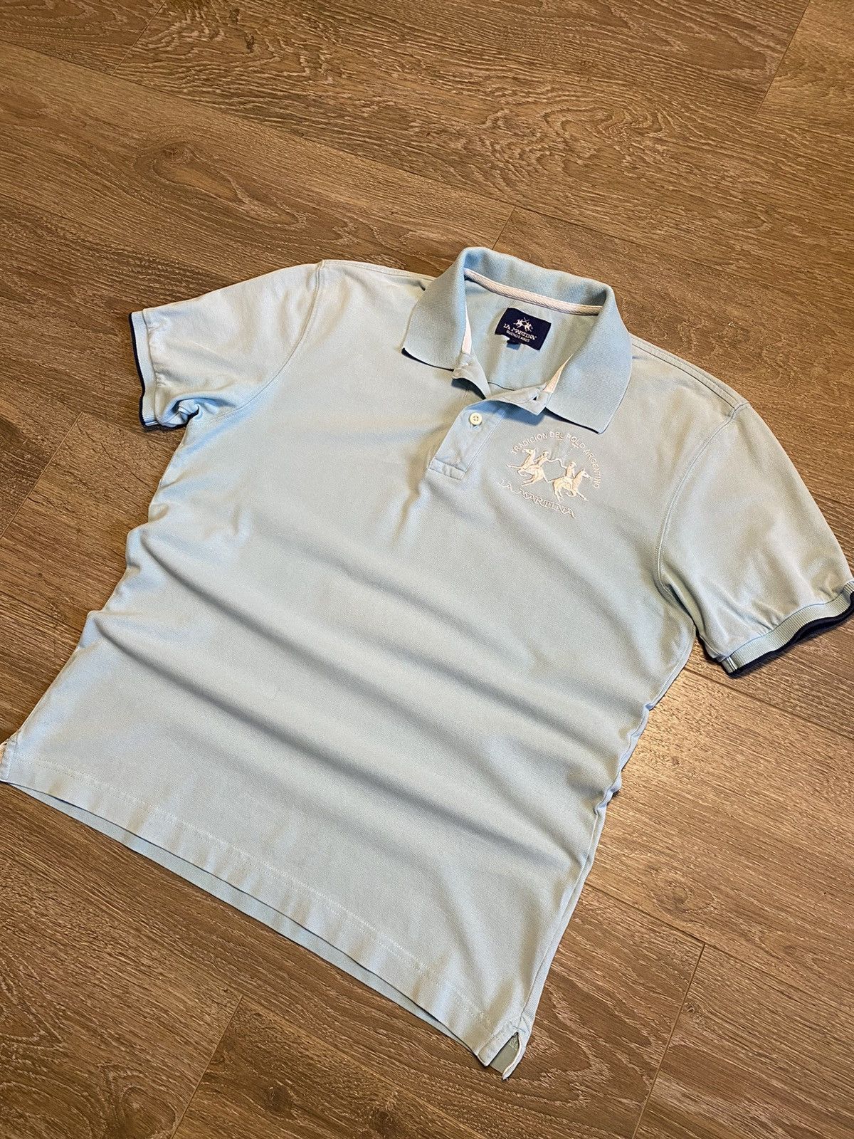 La Martina Vintage La Martina Polo T-Shirt Blue Argentino Size US S / EU 44-46 / 1 - 3 Thumbnail