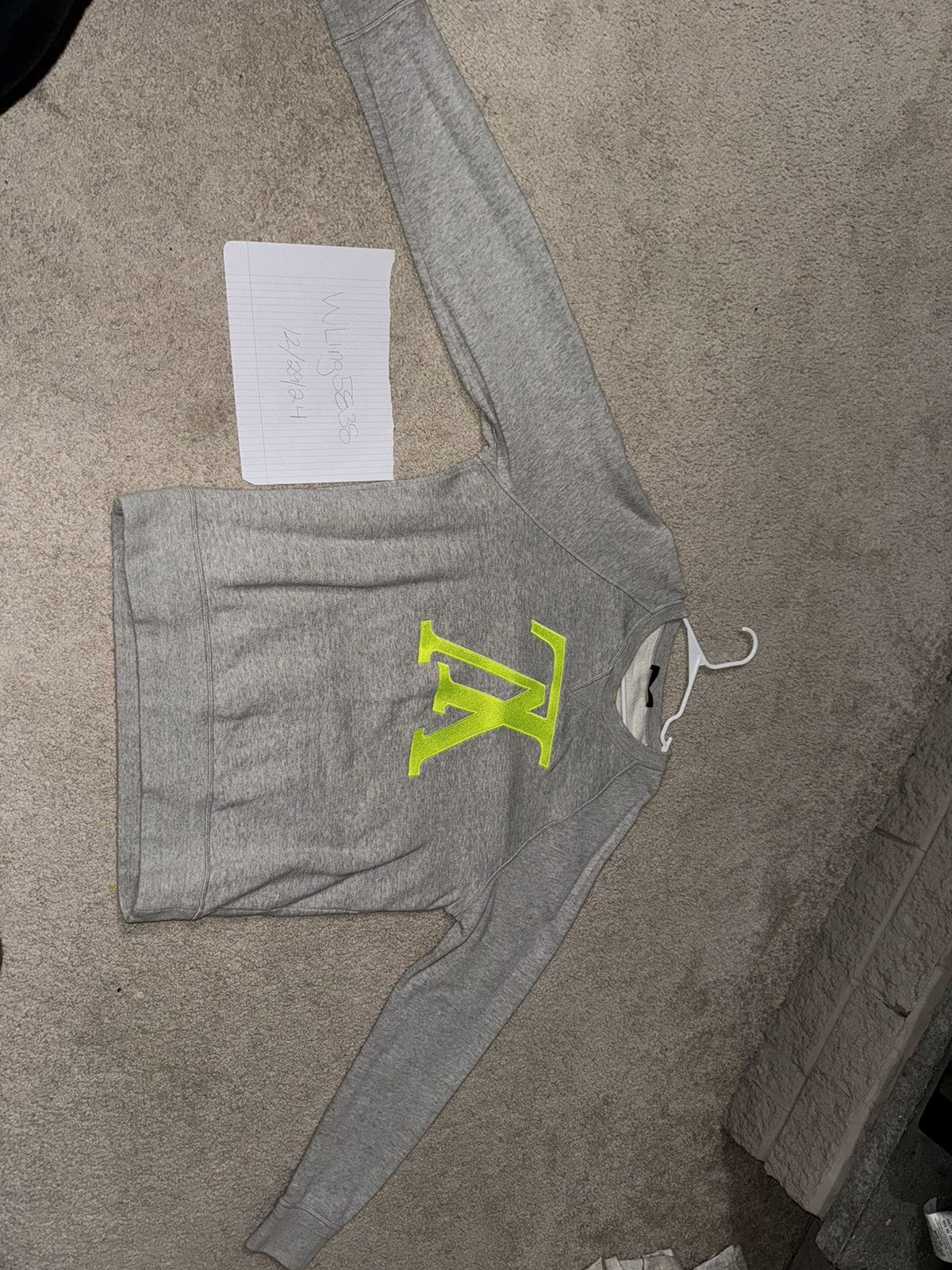 Louis Vuitton upside down logo crewneck