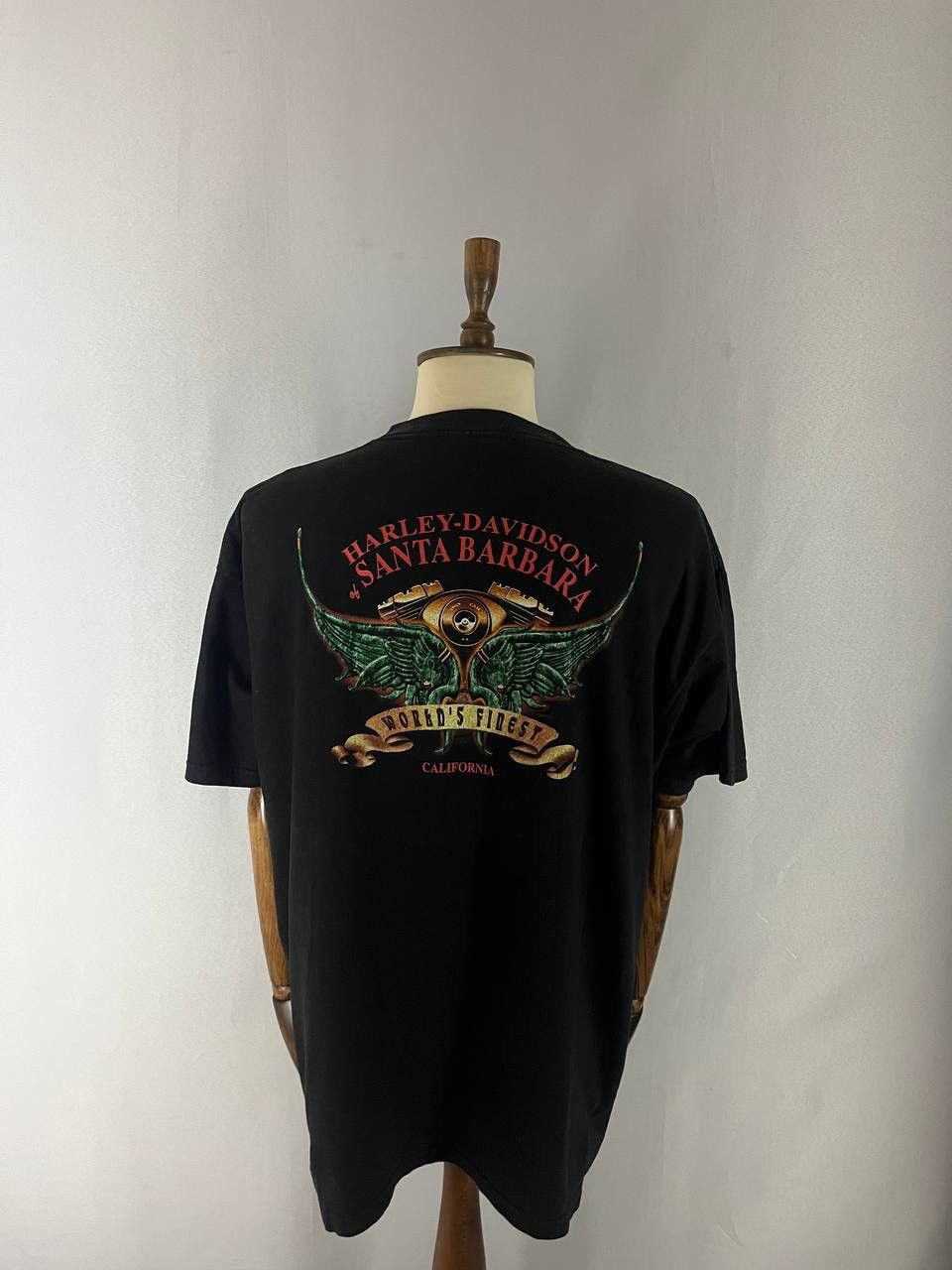 Harley Davidson Harley Davidson Tee T Shirt Vintage Black 1999 Size US XXL / EU 58 / 5 - 7 Thumbnail