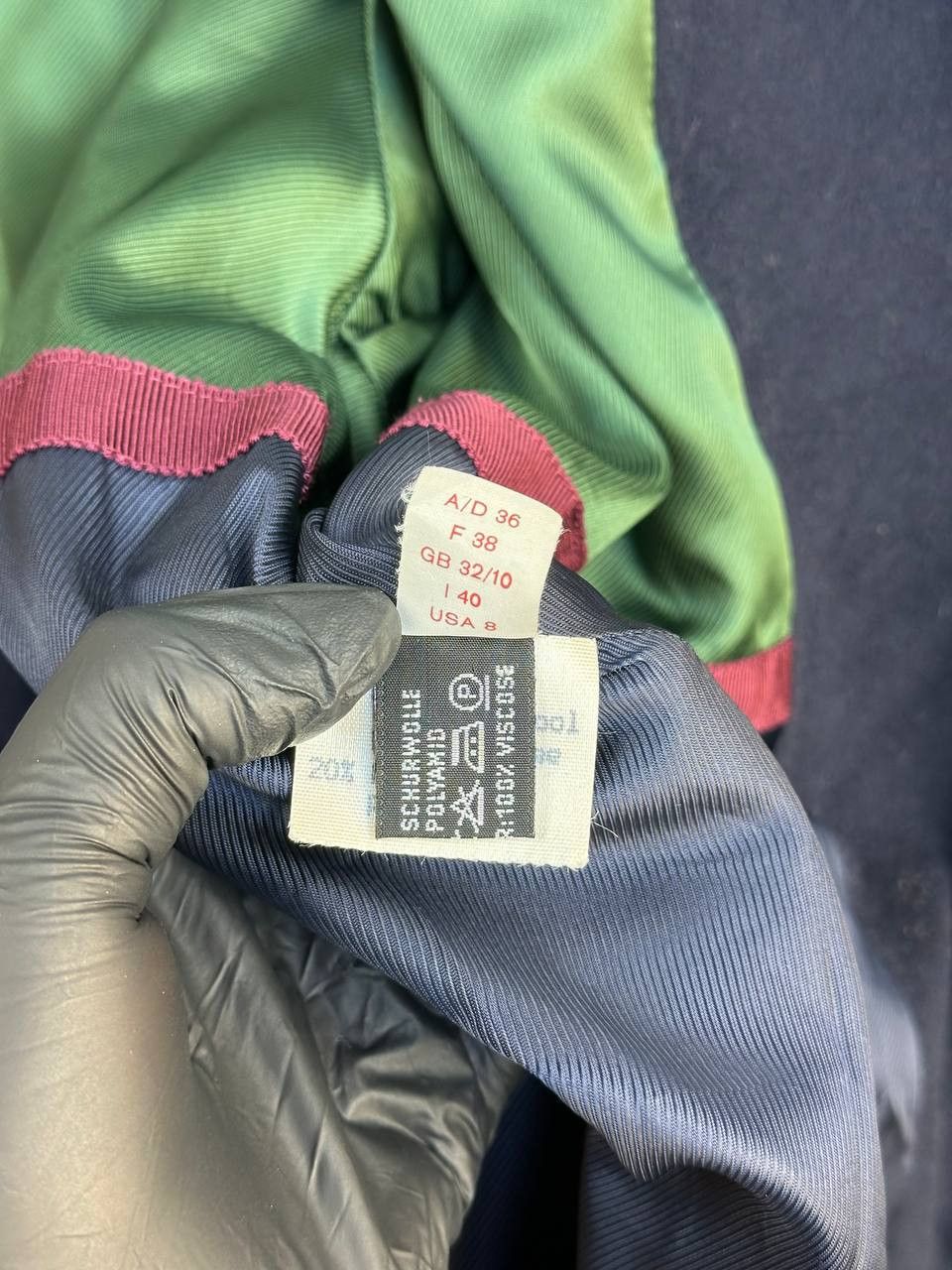 Schneiders Schneiders Salzburg Wool Coat Navy Austria Double Breasted Size M / US 6-8 / IT 42-44 - 12 Thumbnail